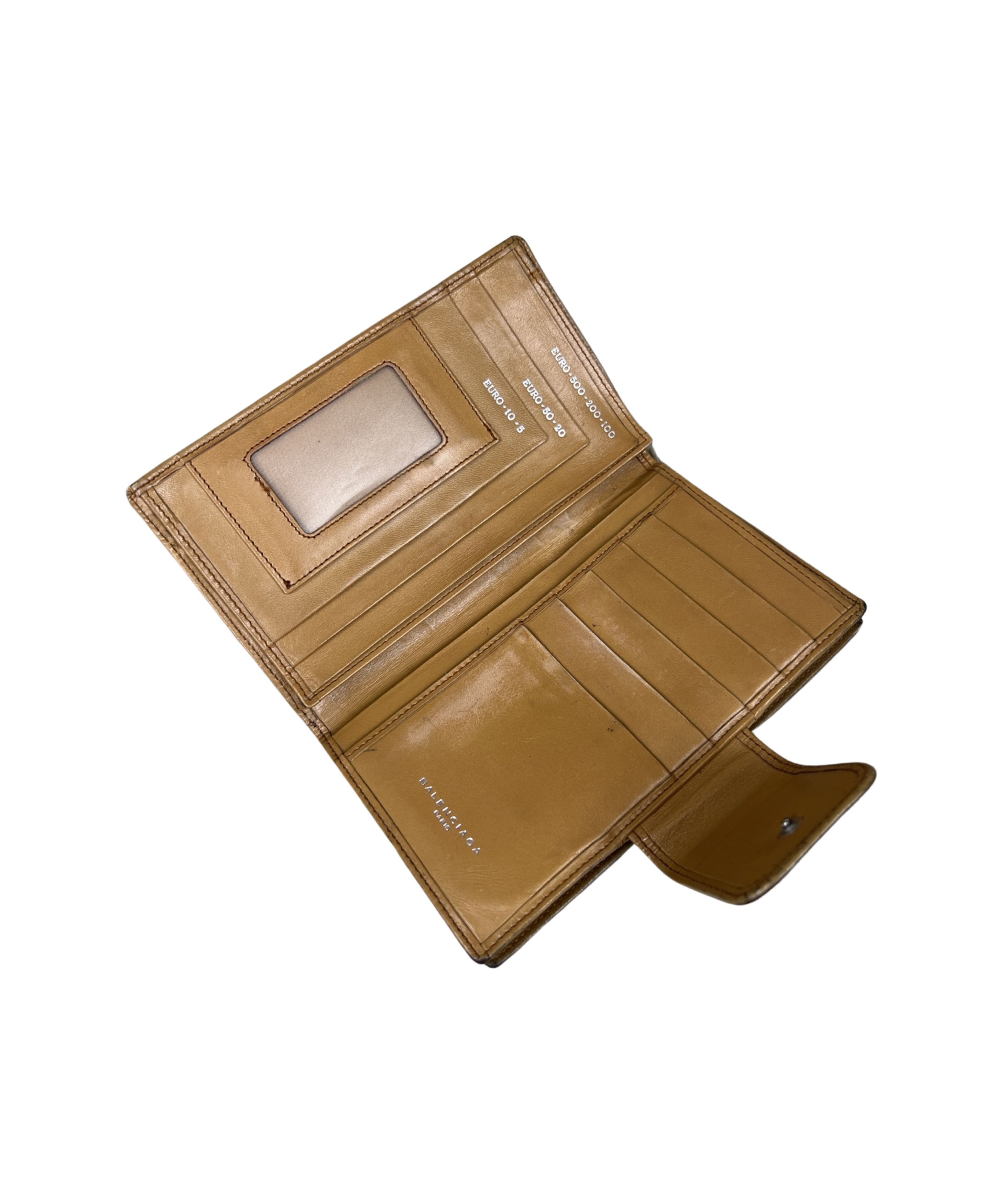 Balenciaga Vintage Balenciaga Monogram Leather Wallet Size ONE SIZE - 4 Thumbnail