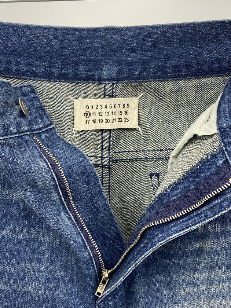 Maison Margiela FW16 Patchwork Distressed Denim size 31 Size US 31 - 4 Thumbnail