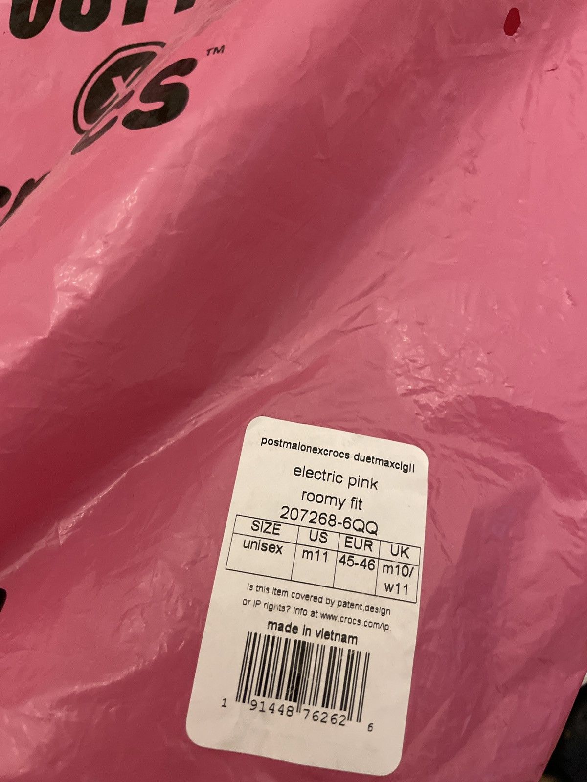 Crocs Electric pink Post Malone crocs Size US 11 / EU 44 - 7 Thumbnail