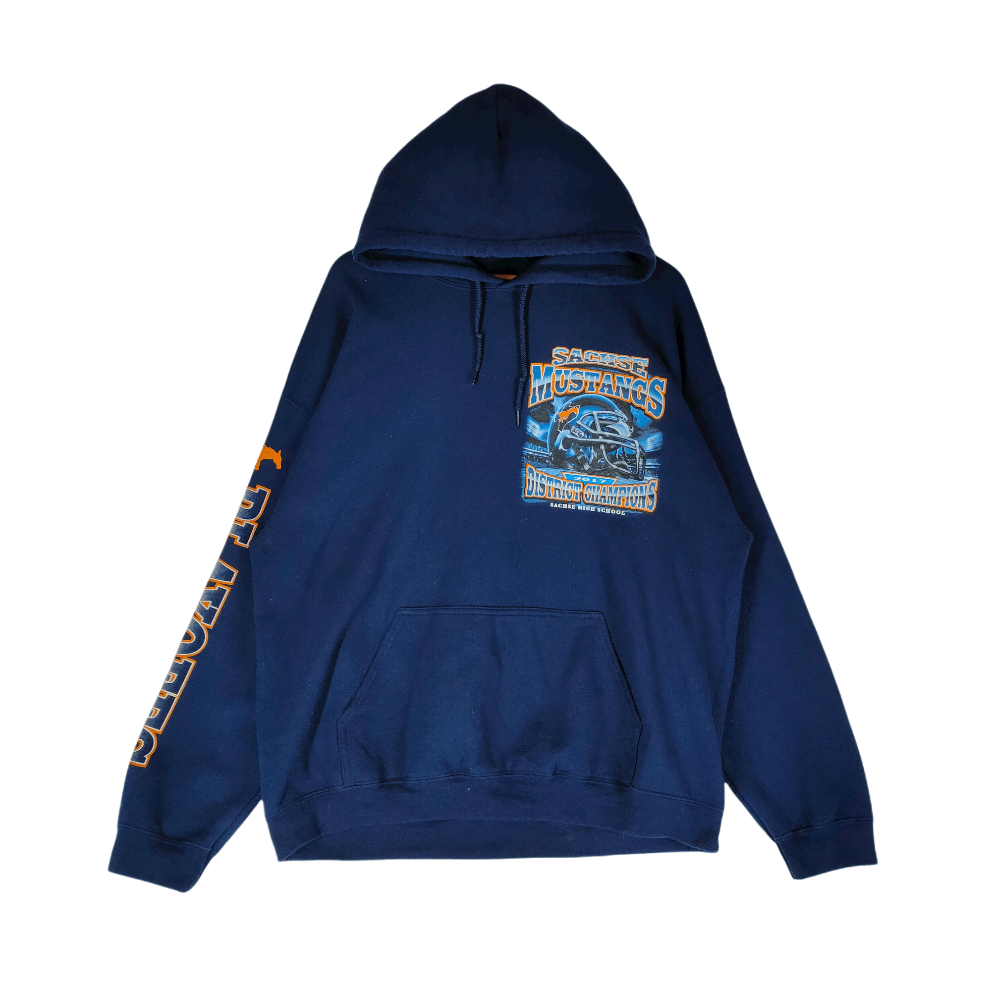 Other RUGBY CHAMPION SACHSE MUSTANGS PLAYOFF Big Print Hoodie Size US XL / EU 56 / 4 - 2 Thumbnail