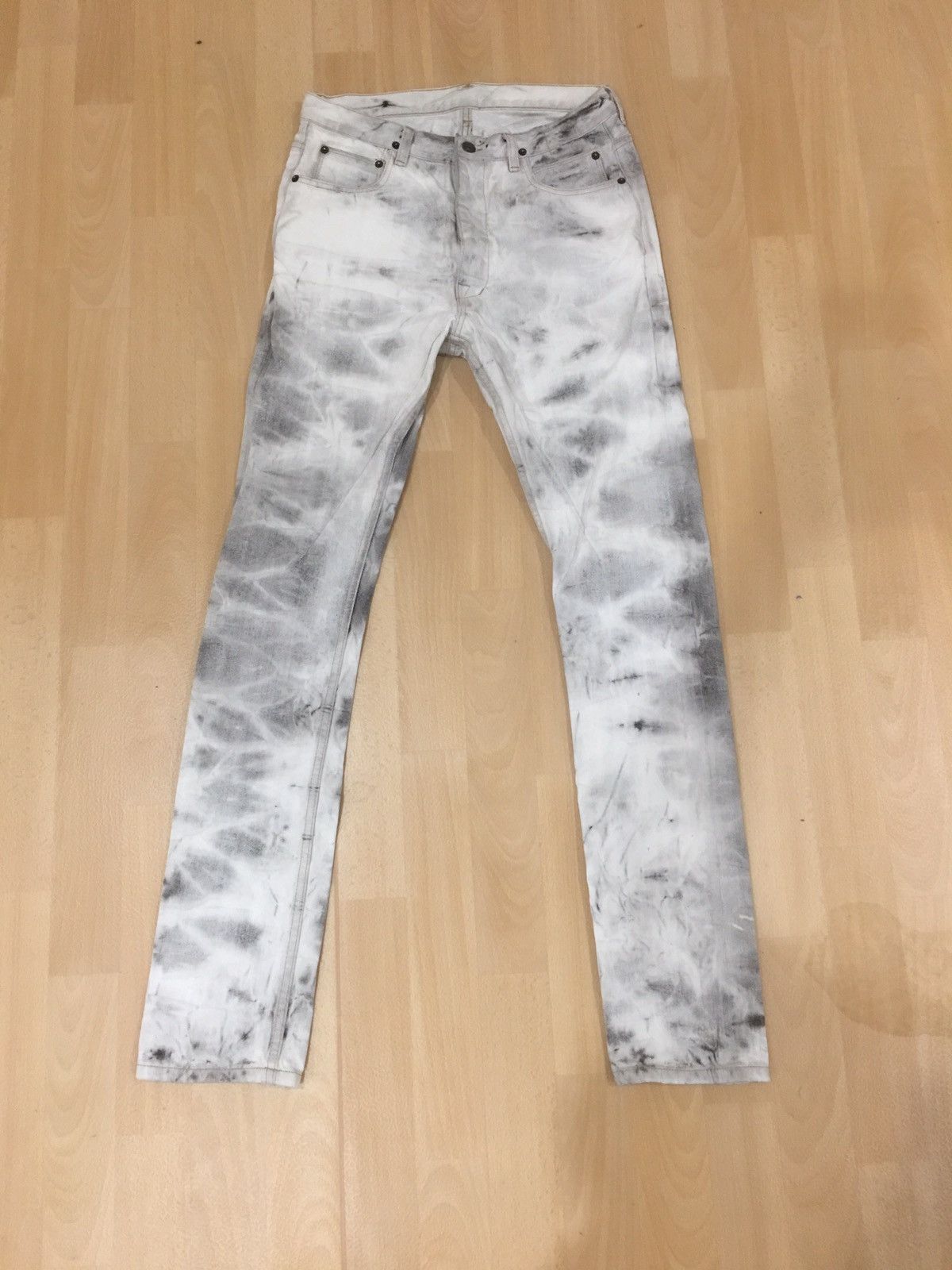 Rick Owens × Rick Owens Drkshdw Batik bleach selfedge Rick Owens ss15 jeans Size US 30 / EU 46 - 1 Thumbnail