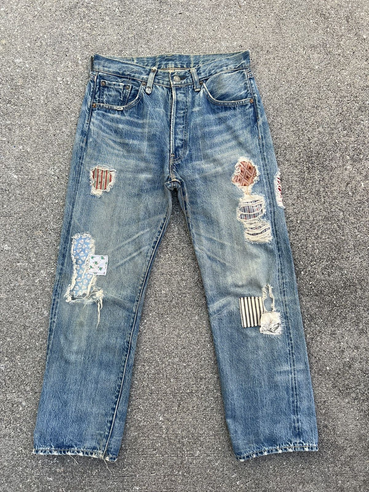 Levi's Vintage Clothing VTG 2003 Levi’s X Sonya S. Park Limited Short Length Jeans Size US 30 / EU 46 - 1 Thumbnail
