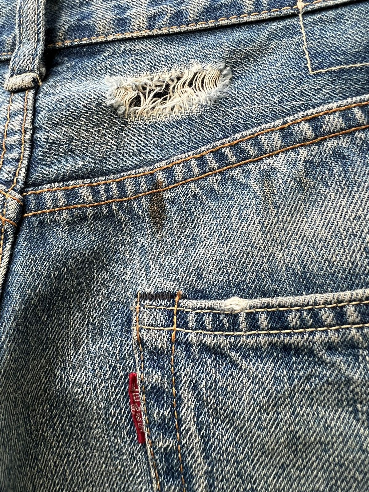Levi's Vintage Clothing VTG 2003 Levi’s X Sonya S. Park Limited Short Length Jeans Size US 30 / EU 46 - 20 Thumbnail
