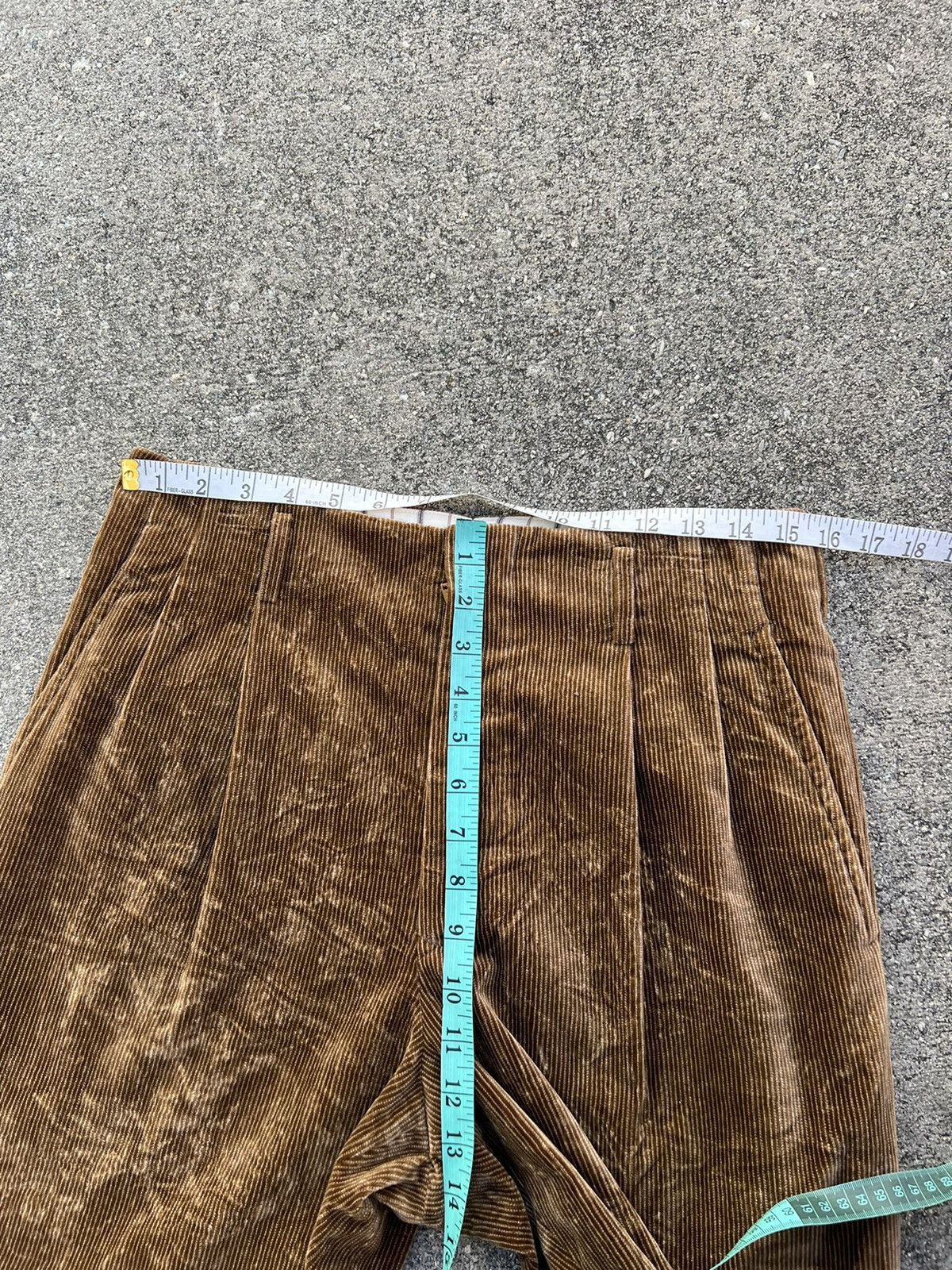 Matsuda Vintage 90s Yukio Kobayashi Monsieur Nicole Cord Trouser Size US 31 - 2 Thumbnail