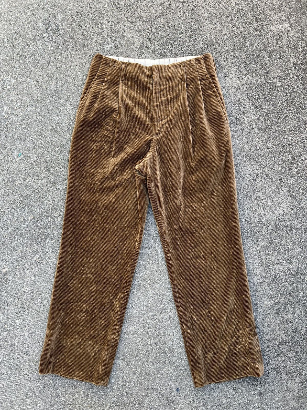 Vintage 90s Yukio Kobayashi Monsieur Nicole Cord Trouser