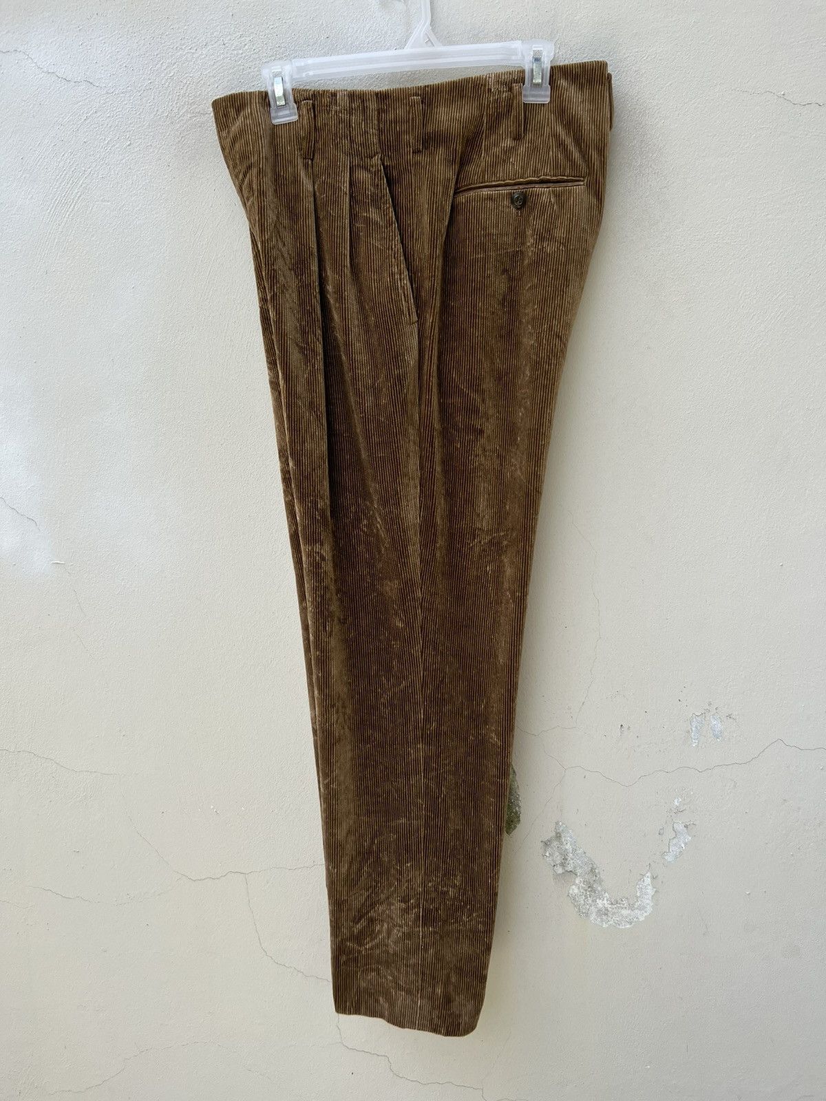 Matsuda Vintage 90s Yukio Kobayashi Monsieur Nicole Cord Trouser Size US 31 - 18 Thumbnail