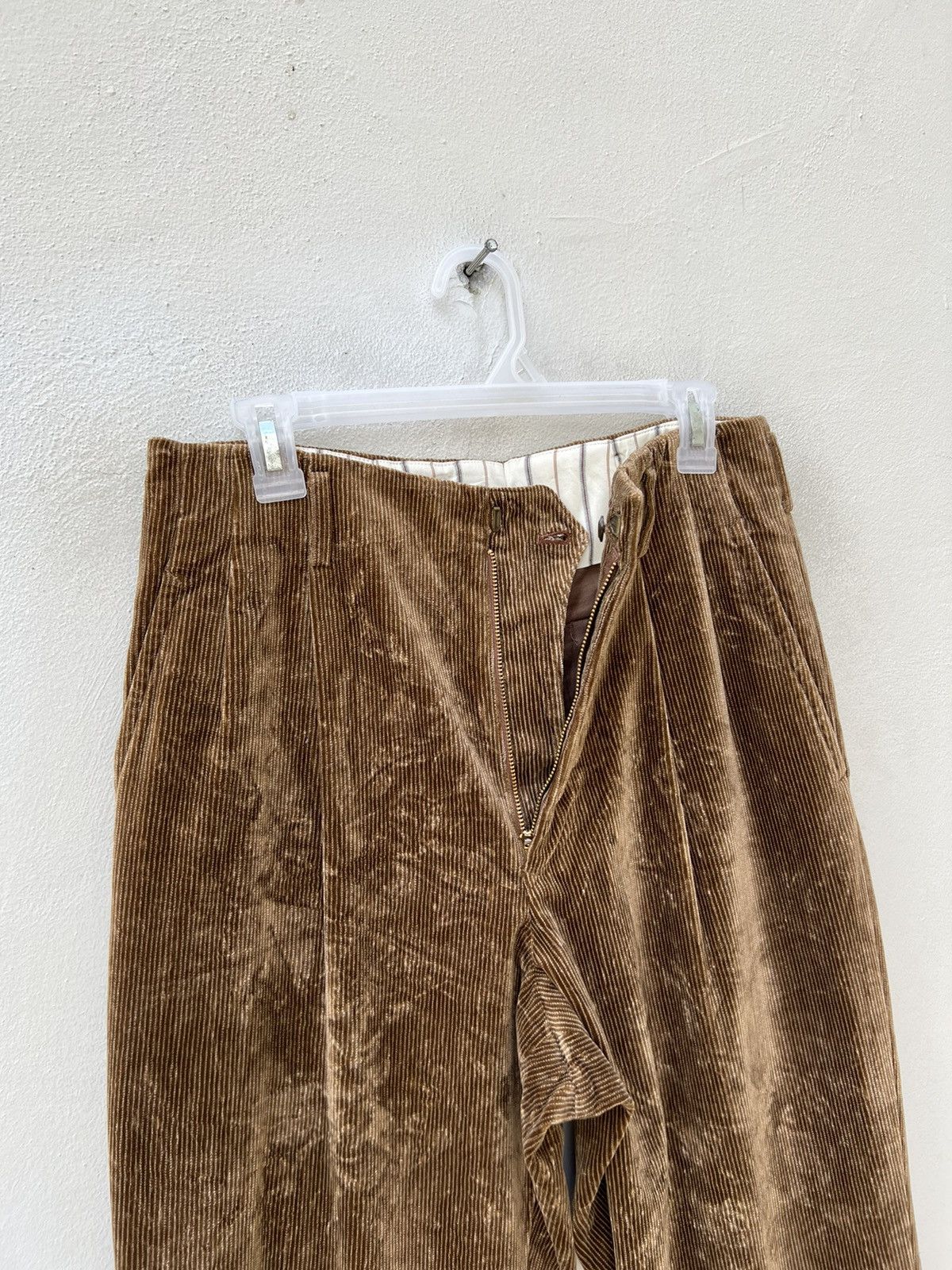 Matsuda Vintage 90s Yukio Kobayashi Monsieur Nicole Cord Trouser Size US 31 - 8 Thumbnail