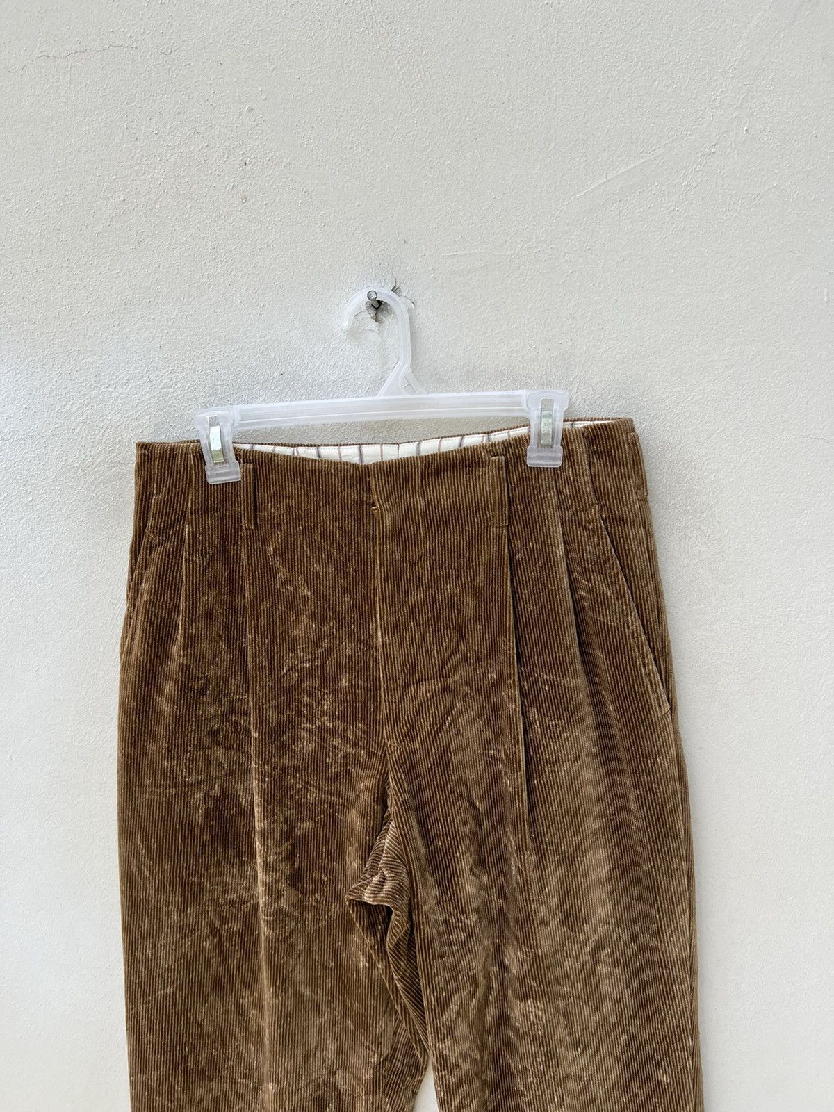 Matsuda Vintage 90s Yukio Kobayashi Monsieur Nicole Cord Trouser Size US 31 - 7 Thumbnail