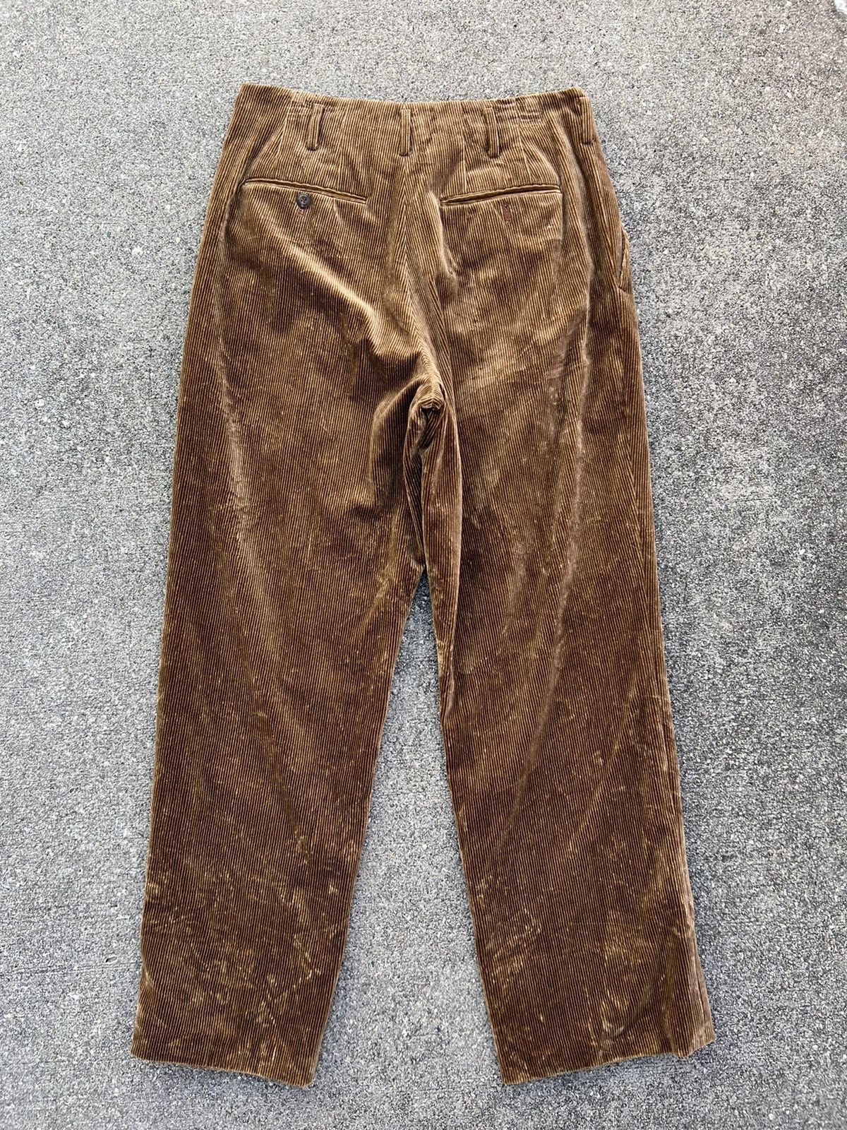Matsuda Vintage 90s Yukio Kobayashi Monsieur Nicole Cord Trouser Size US 31 - 5 Thumbnail