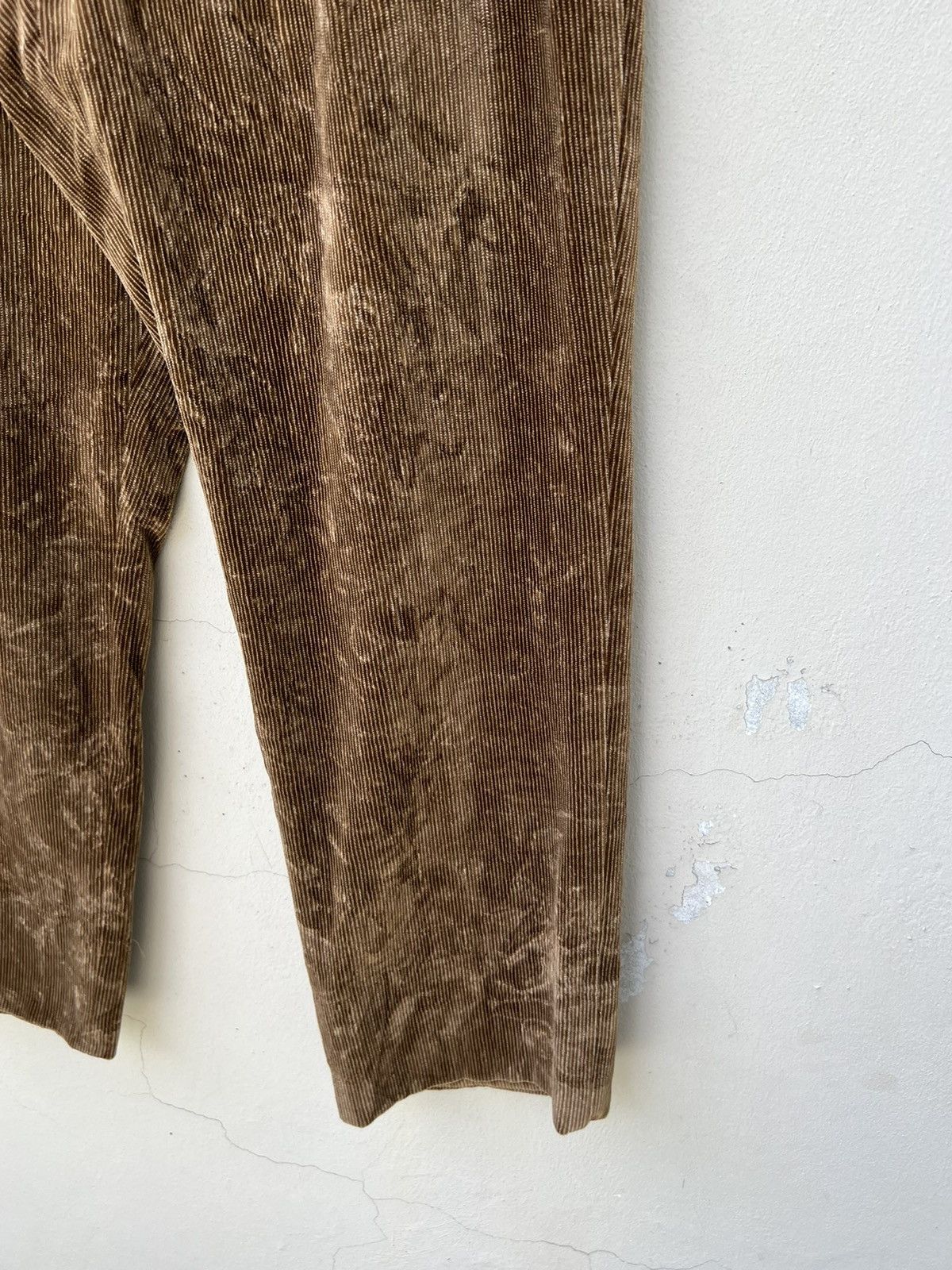 Matsuda Vintage 90s Yukio Kobayashi Monsieur Nicole Cord Trouser Size US 31 - 11 Thumbnail