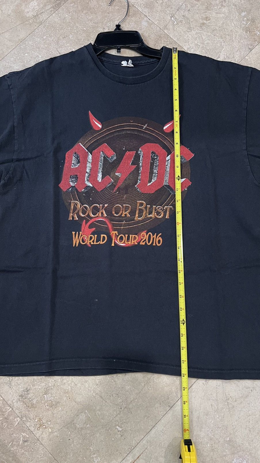 Band Tees × Vintage 2015 AC⚡️DC Rock or Bust Concert Tour Tee Size XL Size US XL / EU 56 / 4 - 6 Thumbnail