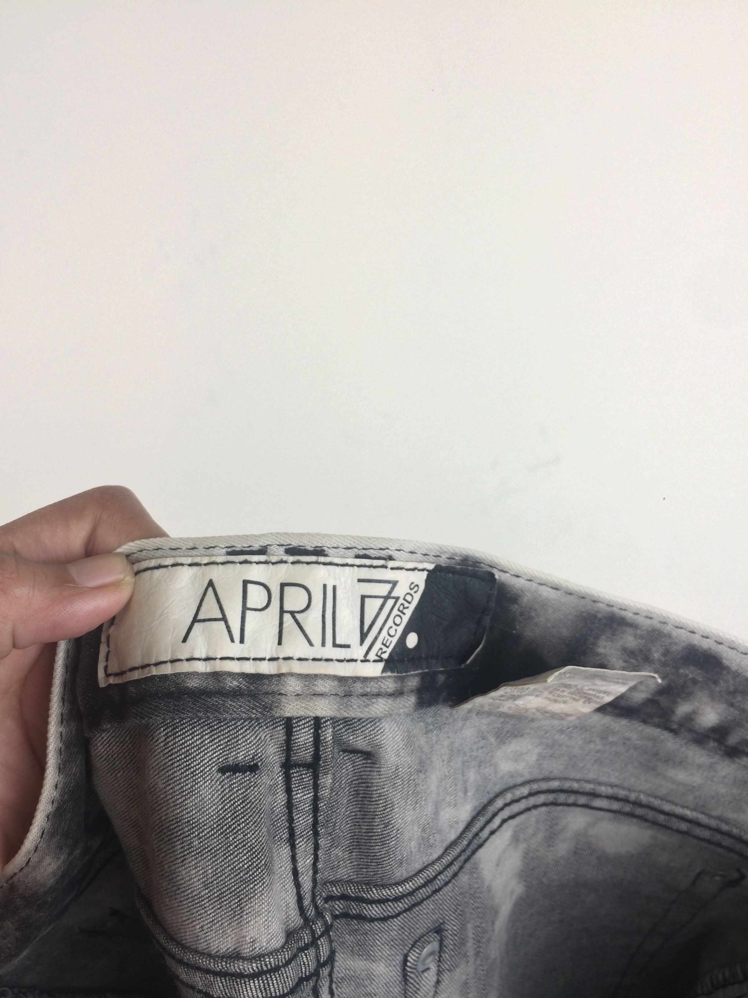 April 77 × Seditionaries April 77 Acid Washed Punk Skinny Jeans Size US 34 / EU 50 - 12 Thumbnail