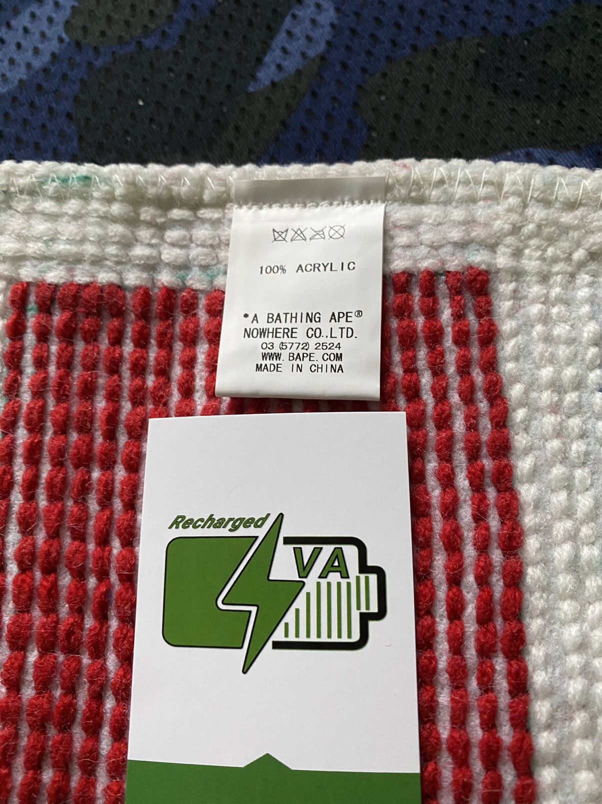 Bape NEW A BATHING APE BAPE UK EXCLUSIVE CAMO APE HEAD RUG MAT Size ONE SIZE - 4 Thumbnail