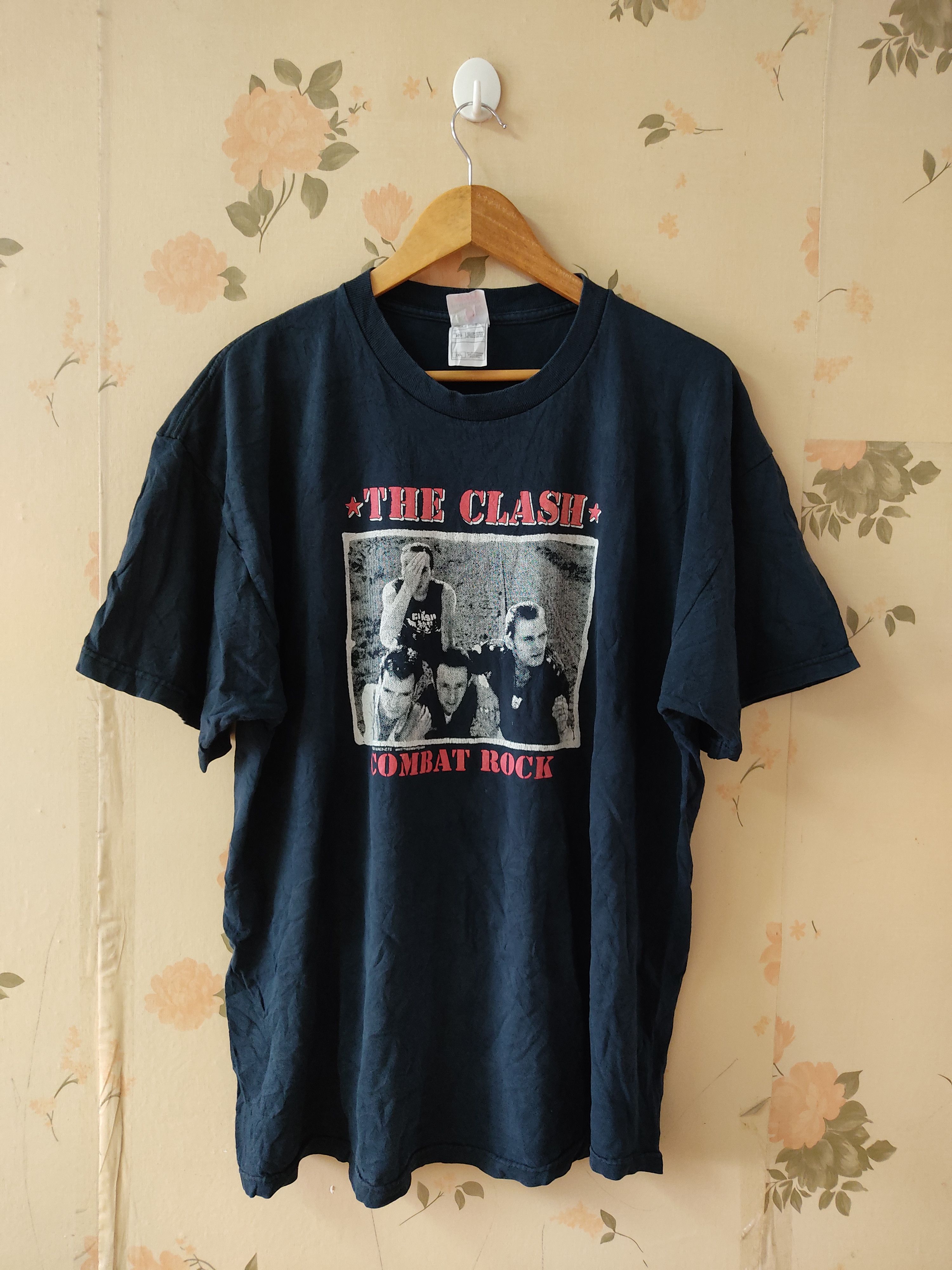 Band Tees × Vintage VINTAGE THE CLASH COMBAT ROCK BAND TSHIRT 