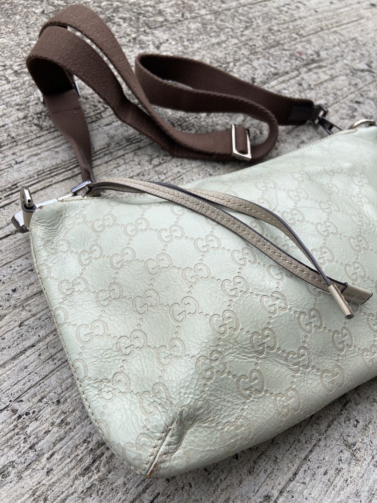 Gucci Gucci Guccissima Leather Messenger Crossbody Bag Size ONE SIZE - 15 Thumbnail