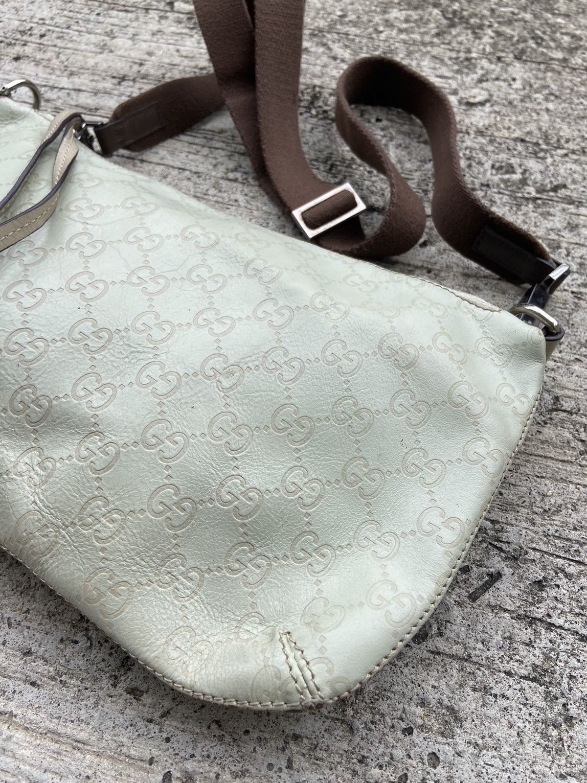 Gucci Gucci Guccissima Leather Messenger Crossbody Bag Size ONE SIZE - 13 Thumbnail