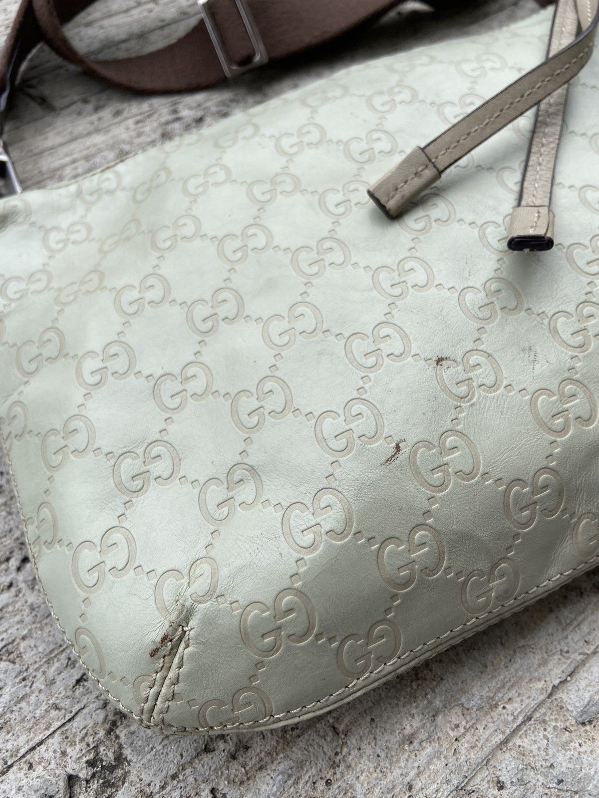 Gucci Gucci Guccissima Leather Messenger Crossbody Bag Size ONE SIZE - 11 Thumbnail