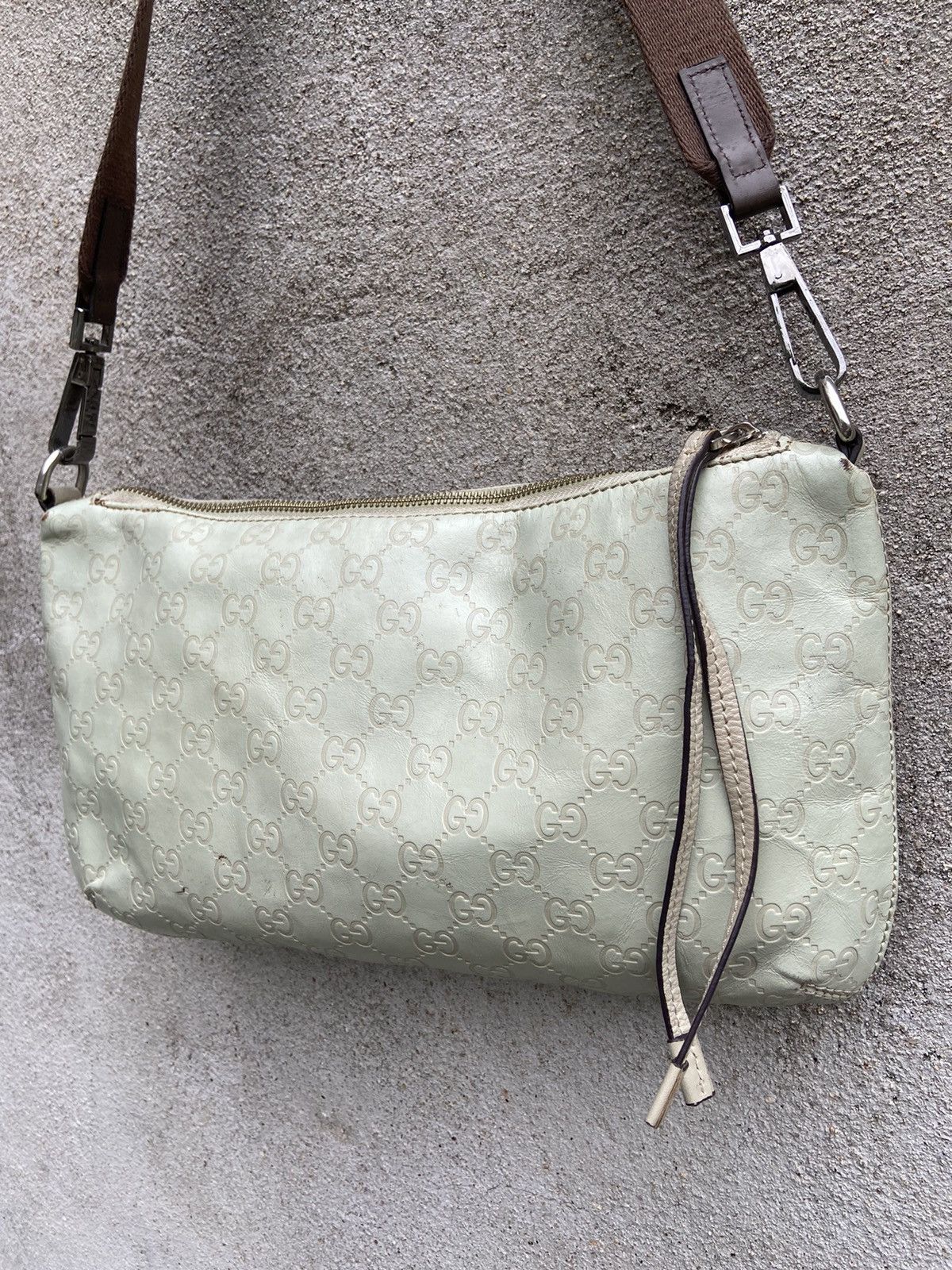 Gucci Gucci Guccissima Leather Messenger Crossbody Bag Size ONE SIZE - 5 Thumbnail