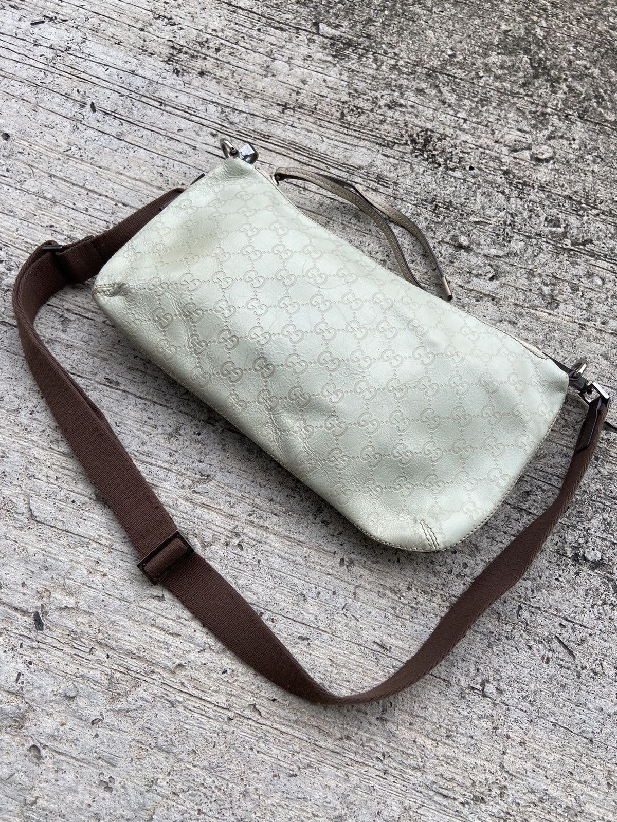 Gucci Gucci Guccissima Leather Messenger Crossbody Bag Size ONE SIZE - 14 Thumbnail