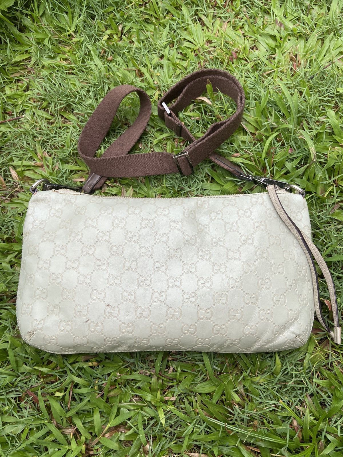 Gucci Gucci Guccissima Leather Messenger Crossbody Bag Size ONE SIZE - 1 Thumbnail