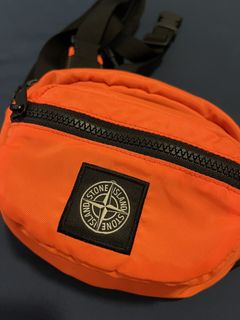 Stone island chest bag orange sale