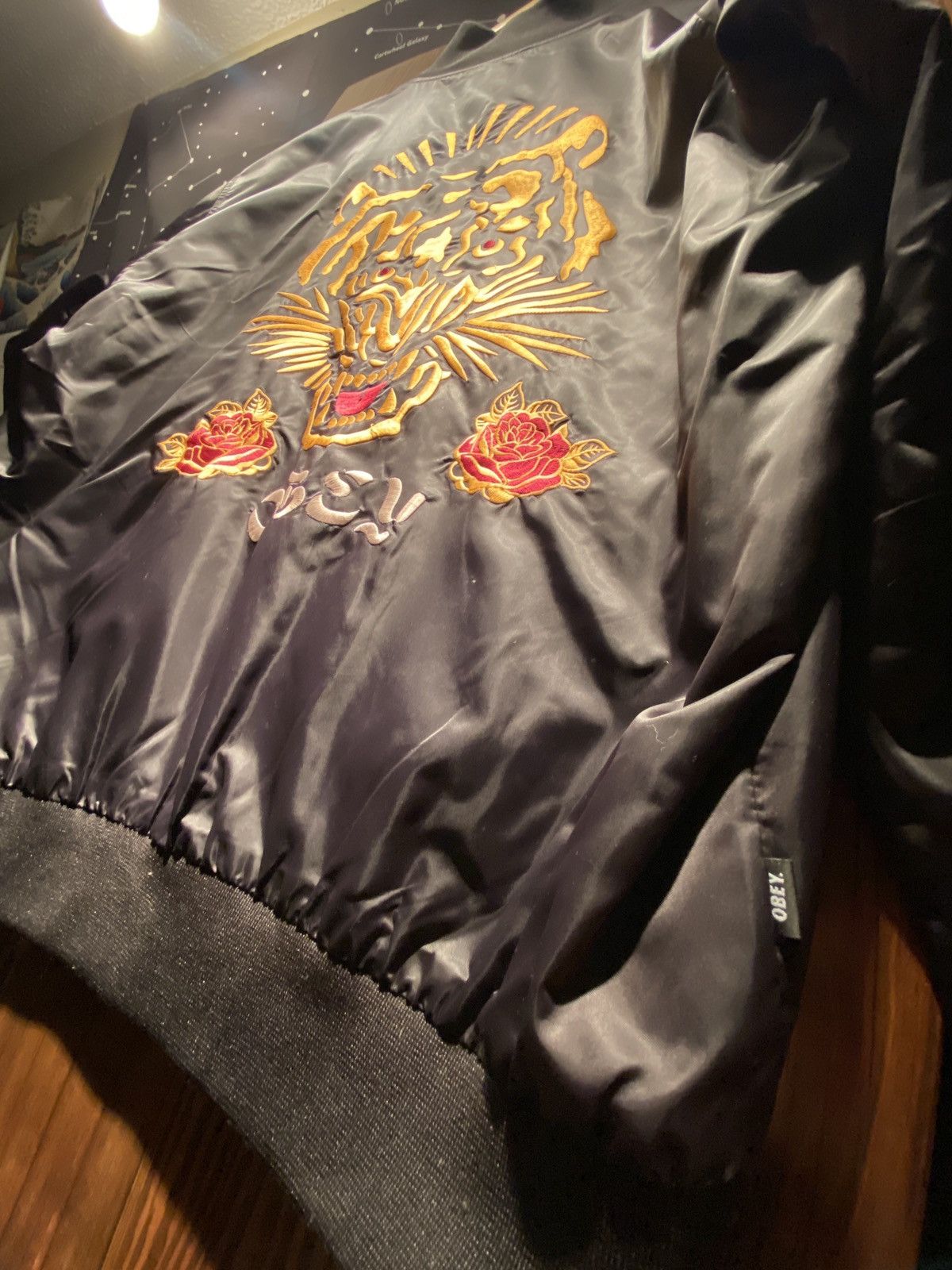 Obey tiger jacket sale