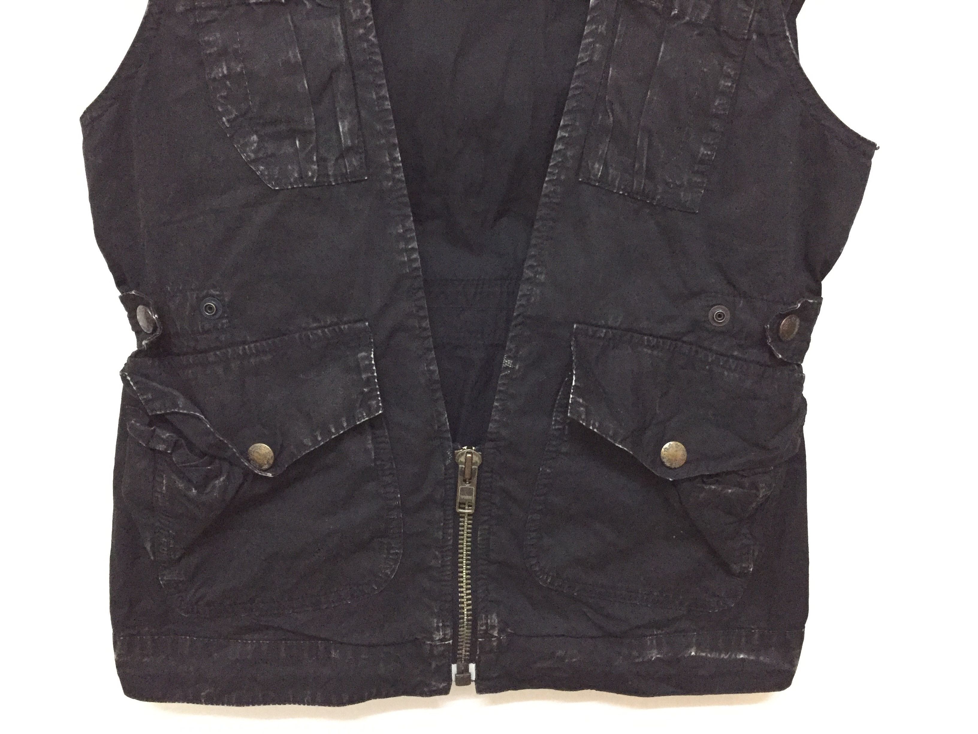 If Six Was Nine × Japanese Brand × Obelisk Vtg RNA DNA technical Vest wax splash coated Size US S / EU 44-46 / 1 - 6 Thumbnail