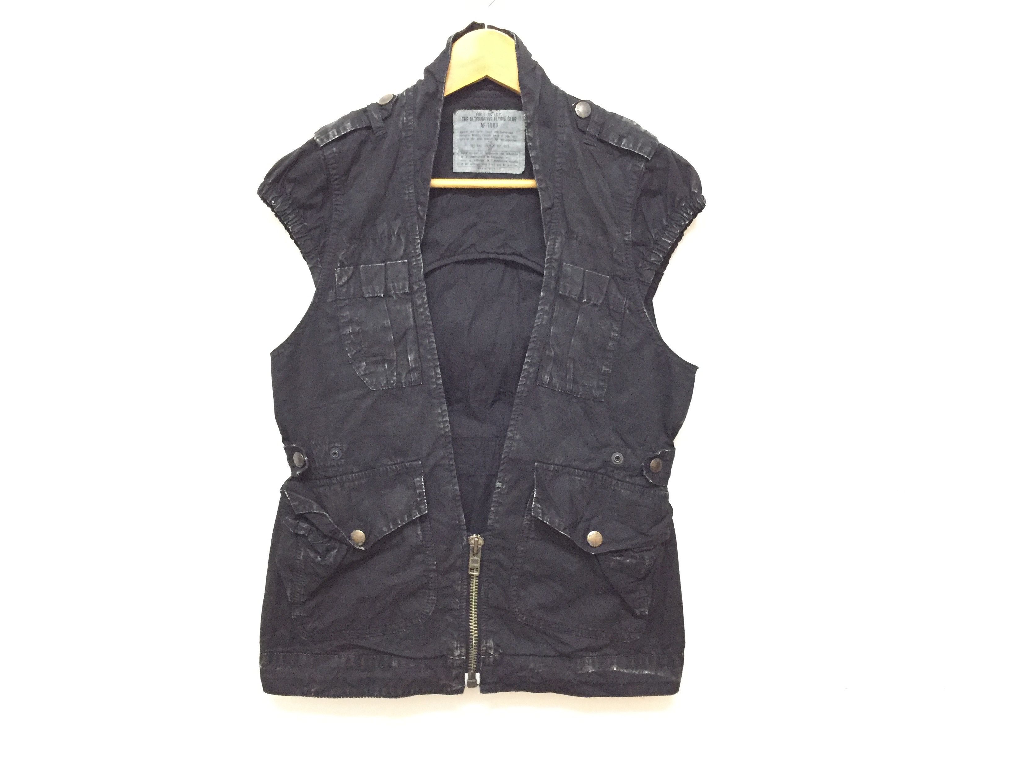 If Six Was Nine × Japanese Brand × Obelisk Vtg RNA DNA technical Vest wax splash coated Size US S / EU 44-46 / 1 - 3 Thumbnail