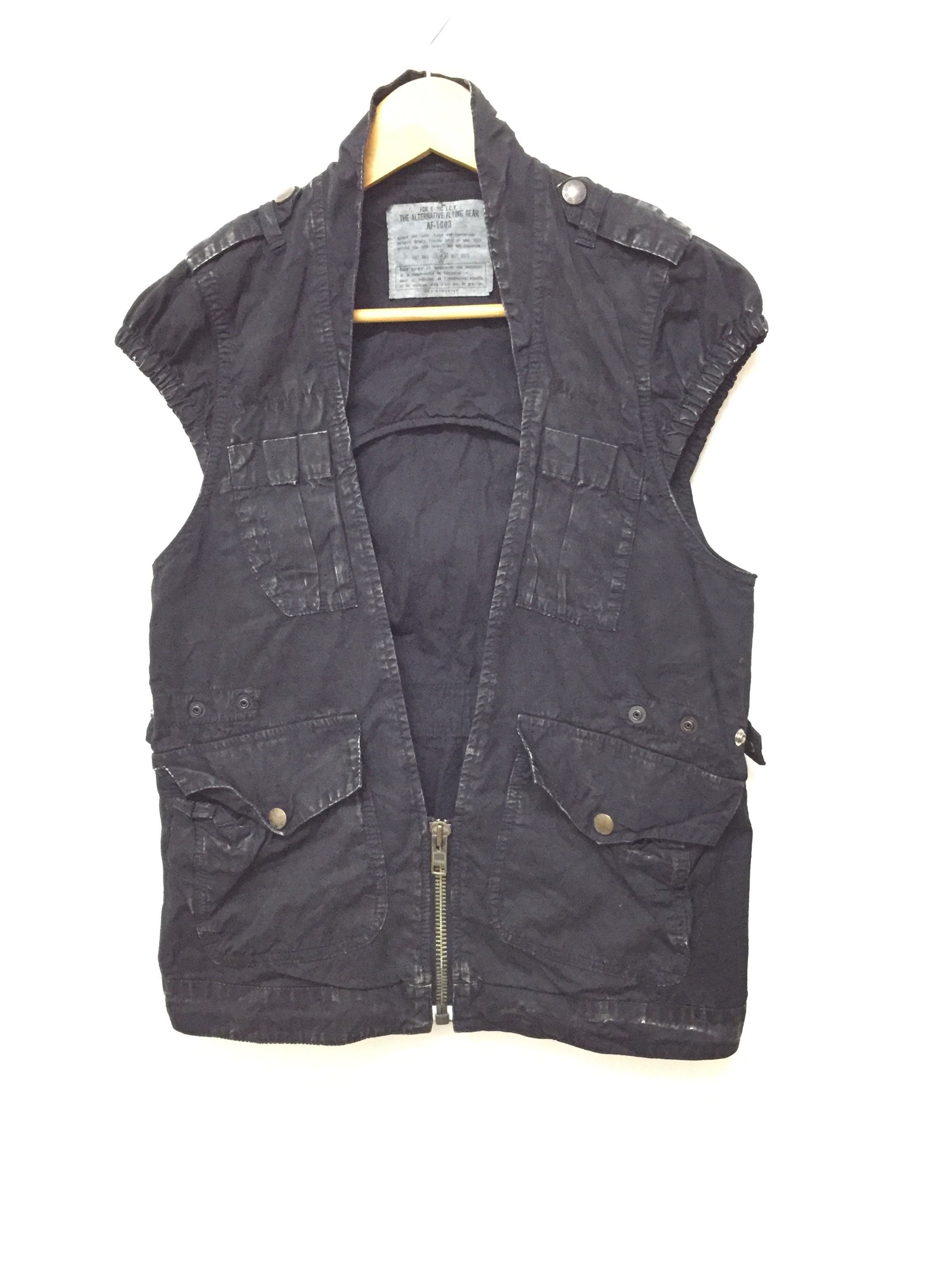 If Six Was Nine × Japanese Brand × Obelisk Vtg RNA DNA technical Vest wax splash coated Size US S / EU 44-46 / 1 - 2 Thumbnail