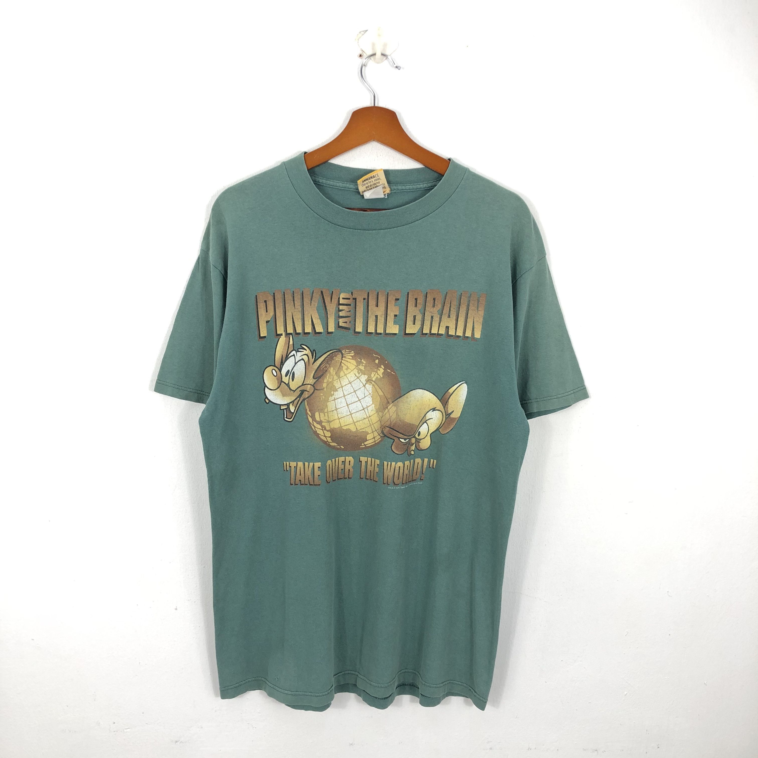 1995 Pinky And The sold Brain AOP Tshirt