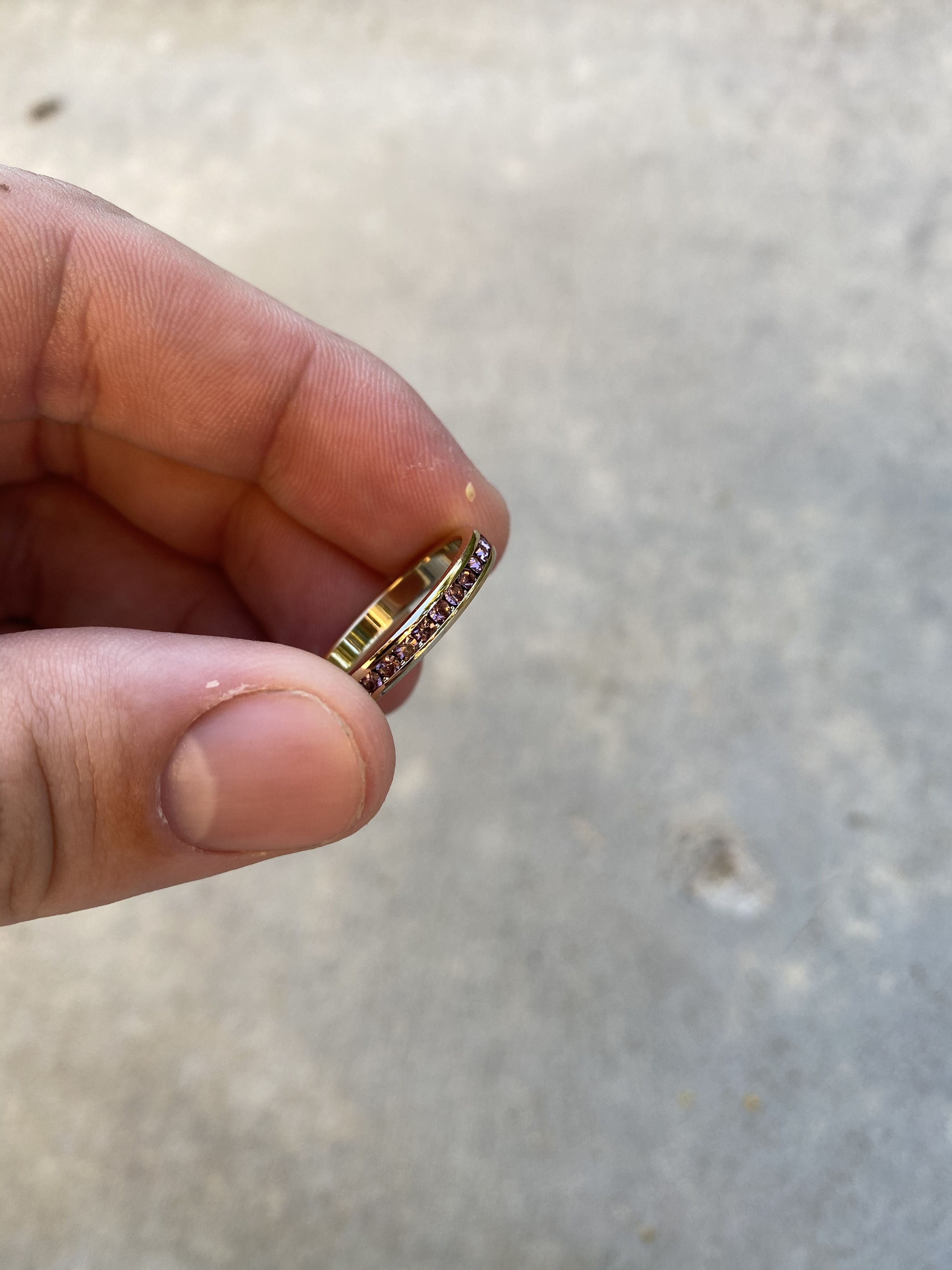 Other Gold Ruby Ring (PVD) Size ONE SIZE - 2 Thumbnail