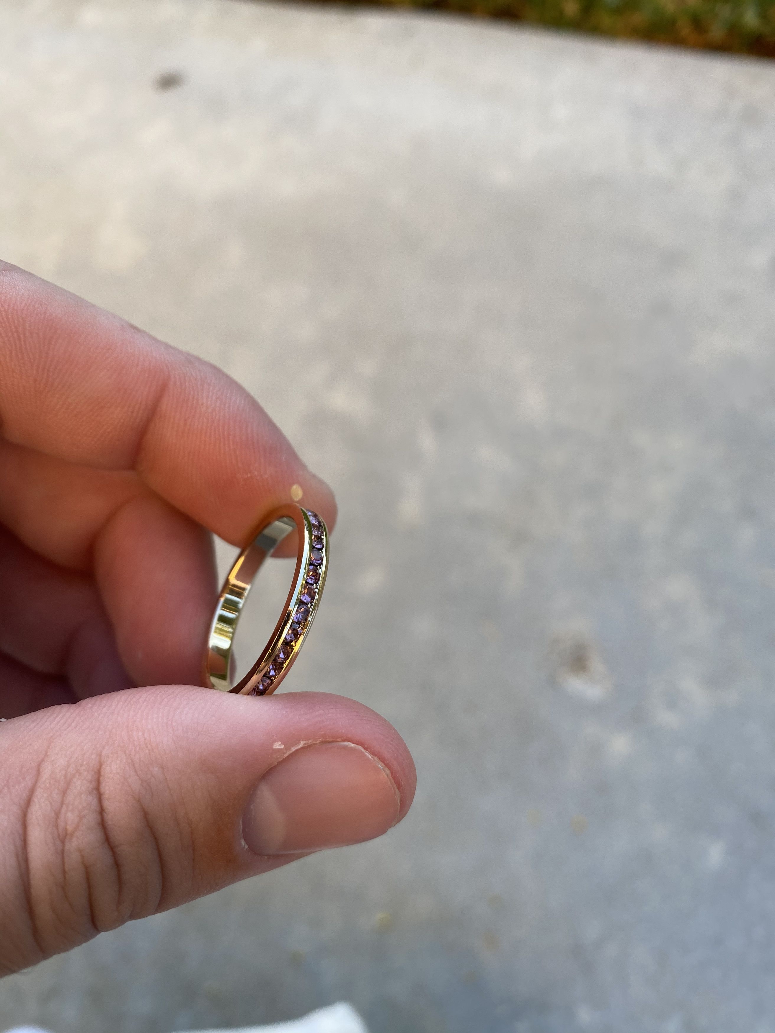 Other Gold Ruby Ring (PVD) Size ONE SIZE - 1 Thumbnail