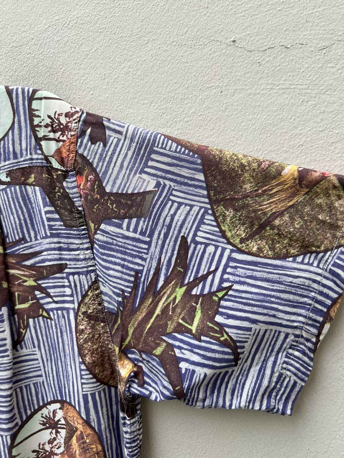Sun Surf Sun Surf Toyo Japan Open Collar 100% Rayon Hawaiian Shirt Size US M / EU 48-50 / 2 - 18 Thumbnail