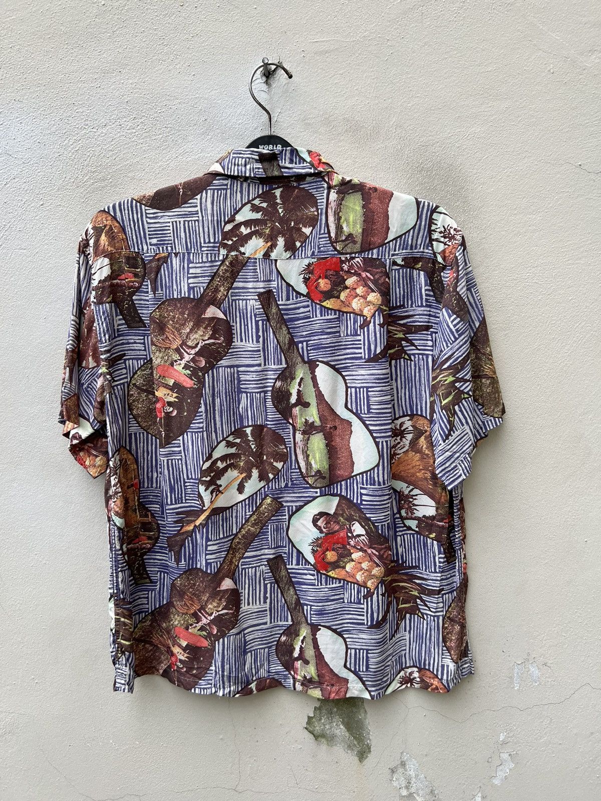 Sun Surf Sun Surf Toyo Japan Open Collar 100% Rayon Hawaiian Shirt Size US M / EU 48-50 / 2 - 15 Thumbnail
