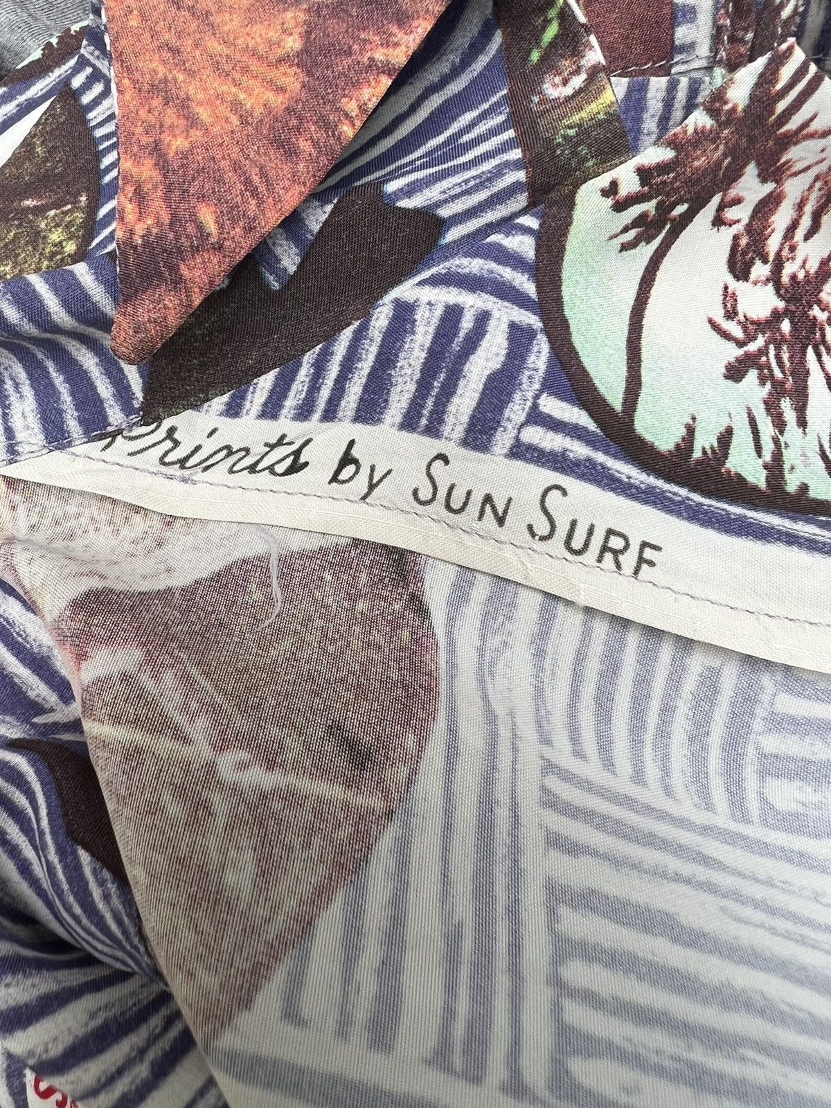 Sun Surf Sun Surf Toyo Japan Open Collar 100% Rayon Hawaiian Shirt Size US M / EU 48-50 / 2 - 20 Thumbnail