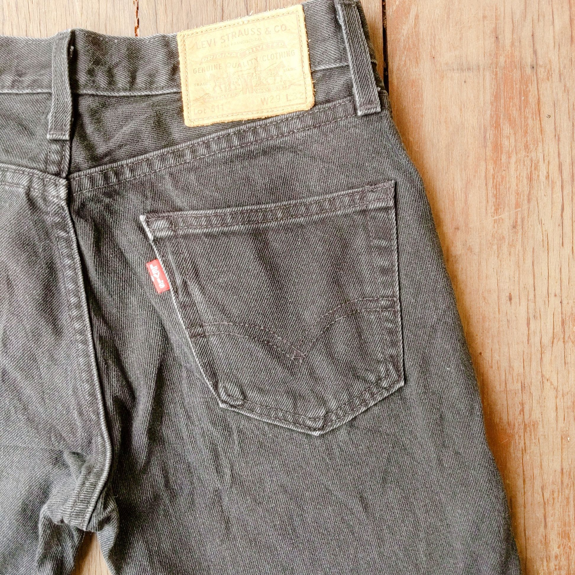 Jean × Levi's × Vintage Vintage Levis 511 29x32 Distressed Denim Pants Size US 30 / EU 46 - 11 Thumbnail