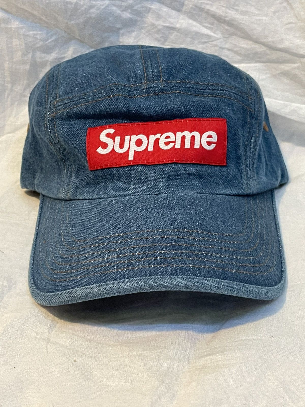 Supreme Supreme Camp Cap Denim Grailed
