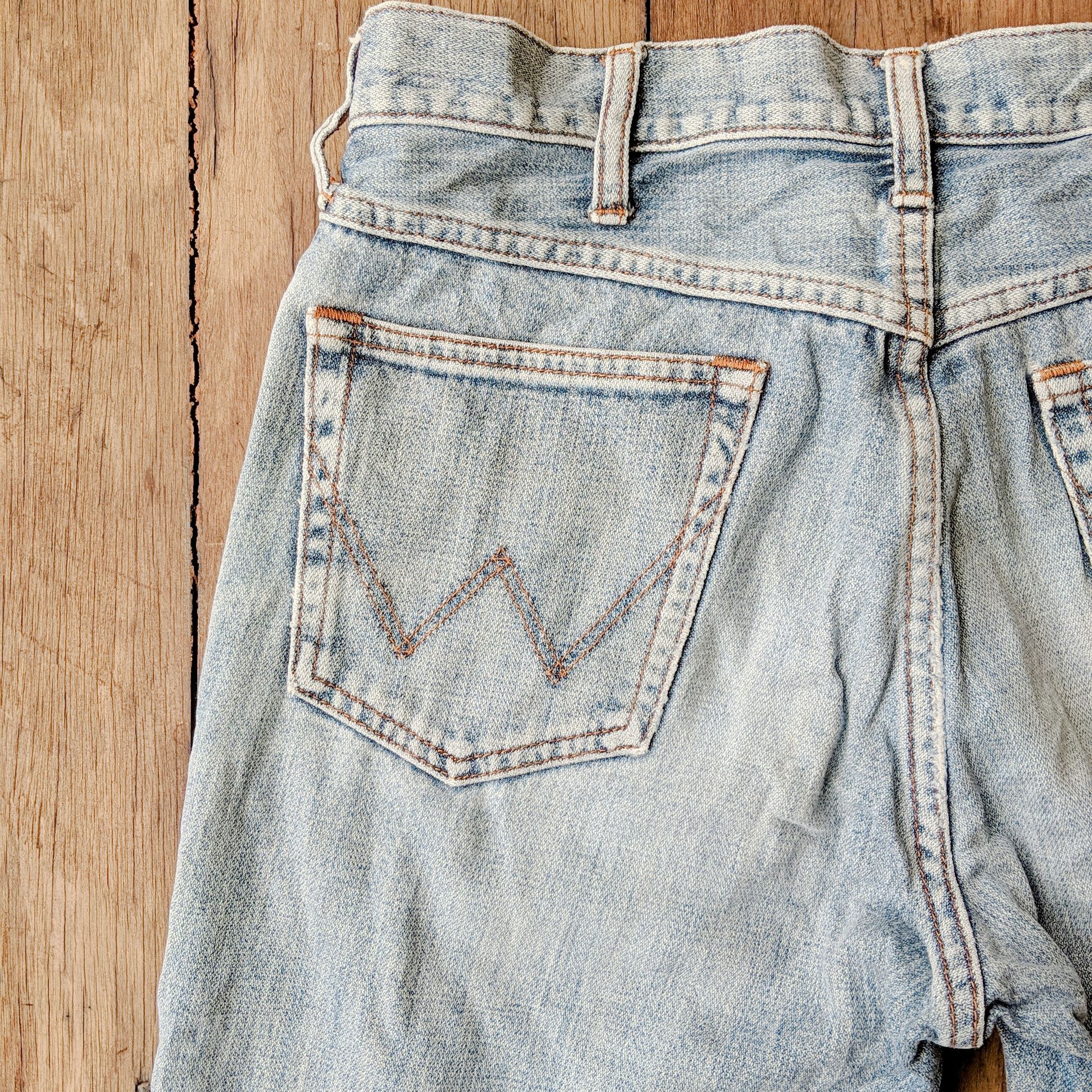 Japanese Brand × Jean × Vintage Vintage Wrangler W30 Faded Distressed Denim Jean Pants Size US 30 / EU 46 - 4 Thumbnail