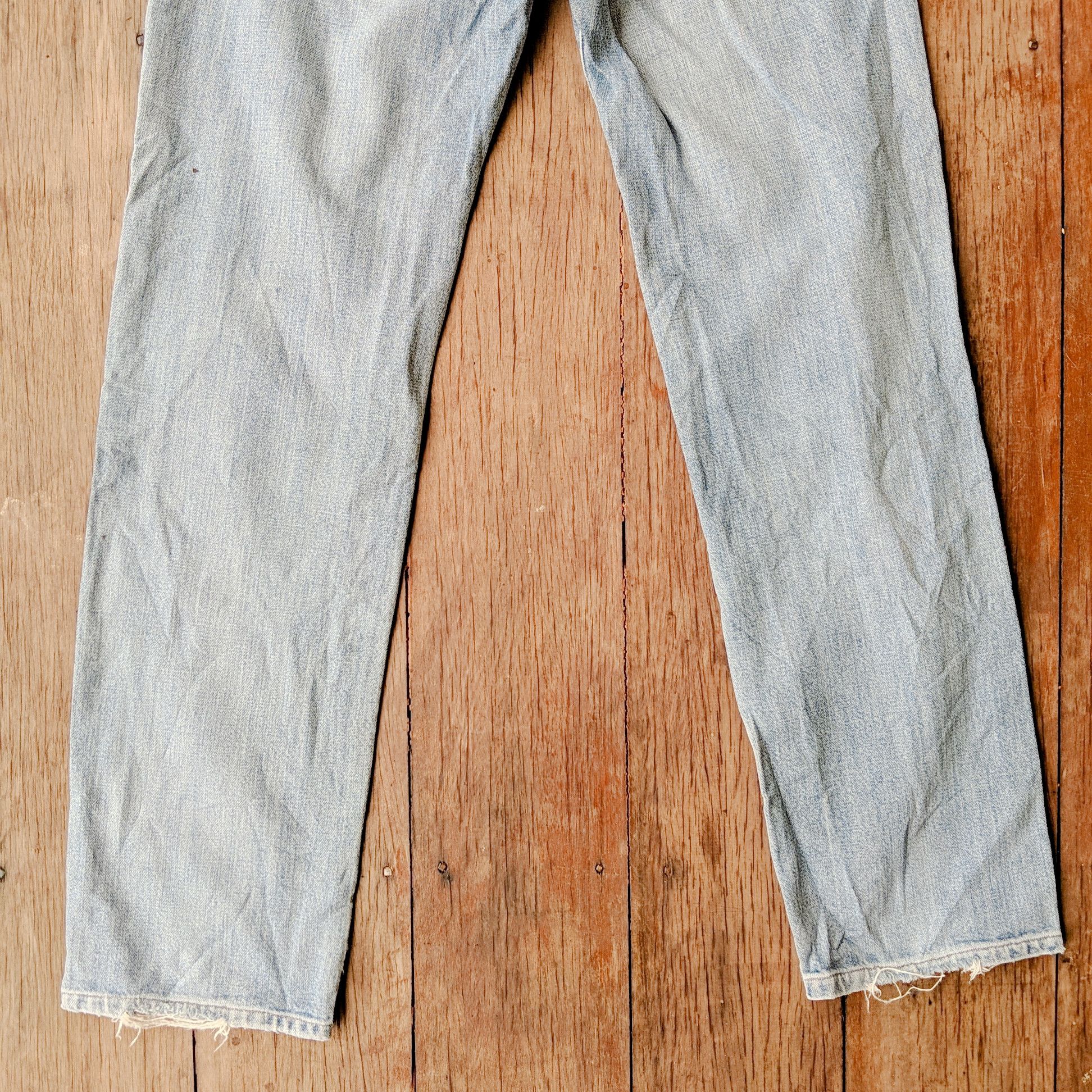 Japanese Brand × Jean × Vintage Vintage Wrangler W30 Faded Distressed Denim Jean Pants Size US 30 / EU 46 - 5 Thumbnail