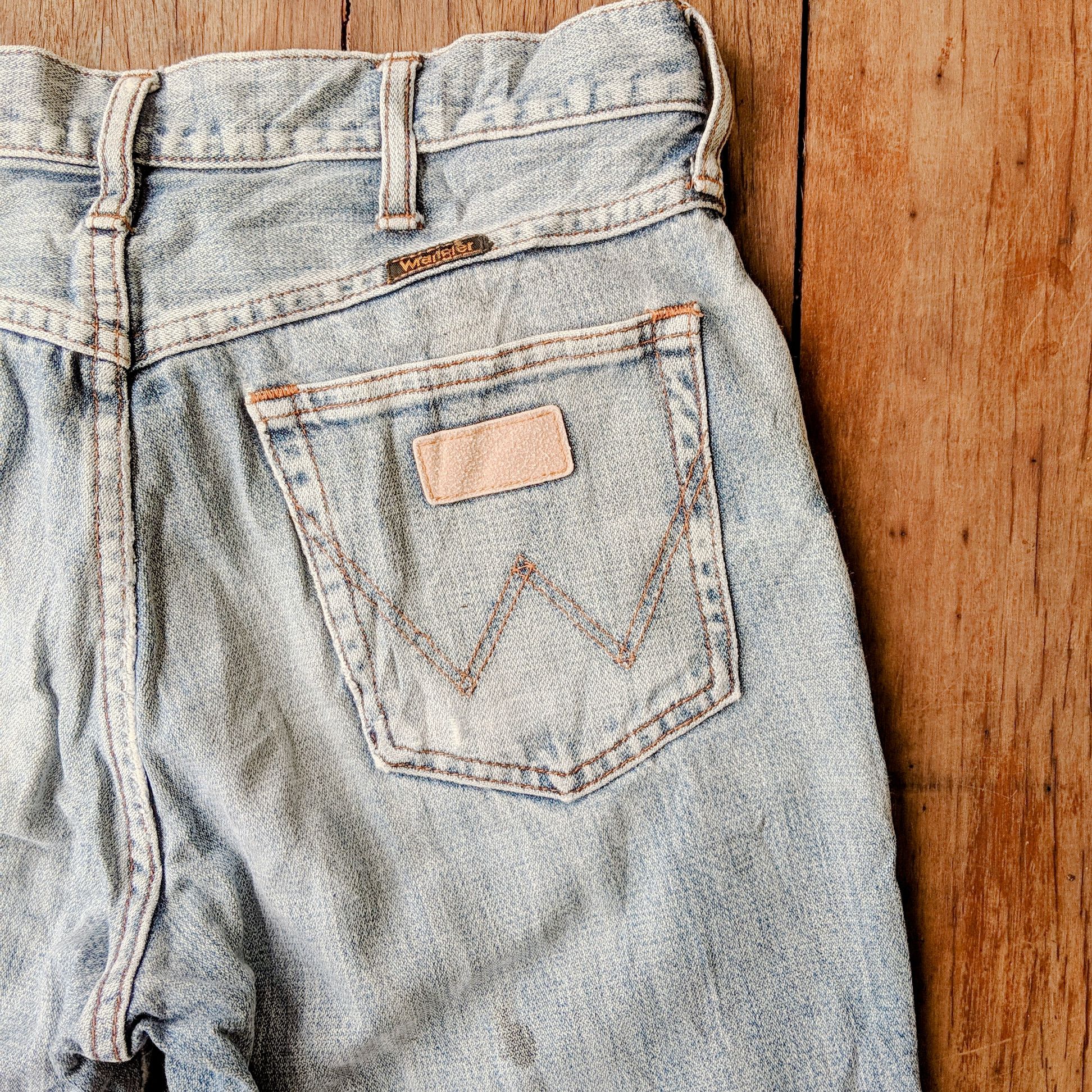 Japanese Brand × Jean × Vintage Vintage Wrangler W30 Faded Distressed Denim Jean Pants Size US 30 / EU 46 - 3 Thumbnail