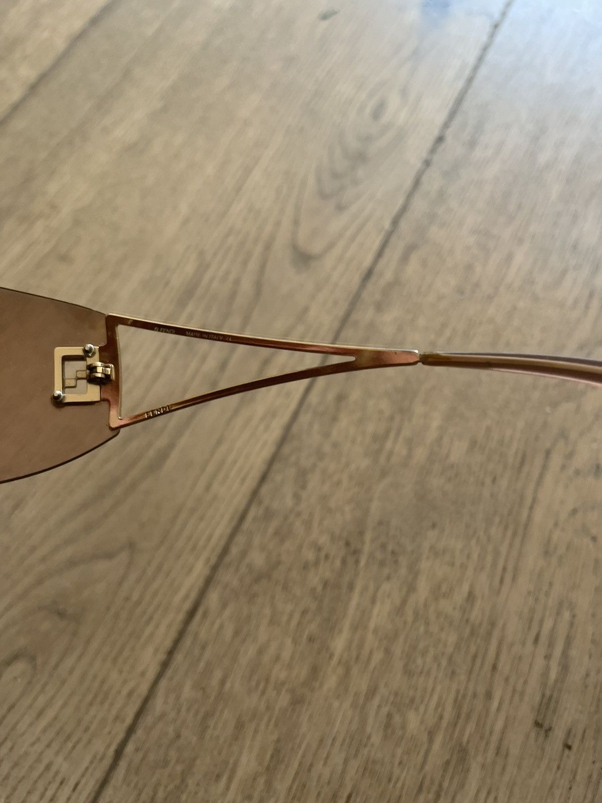 Fendi Logo Mask Tinted Sunglasses