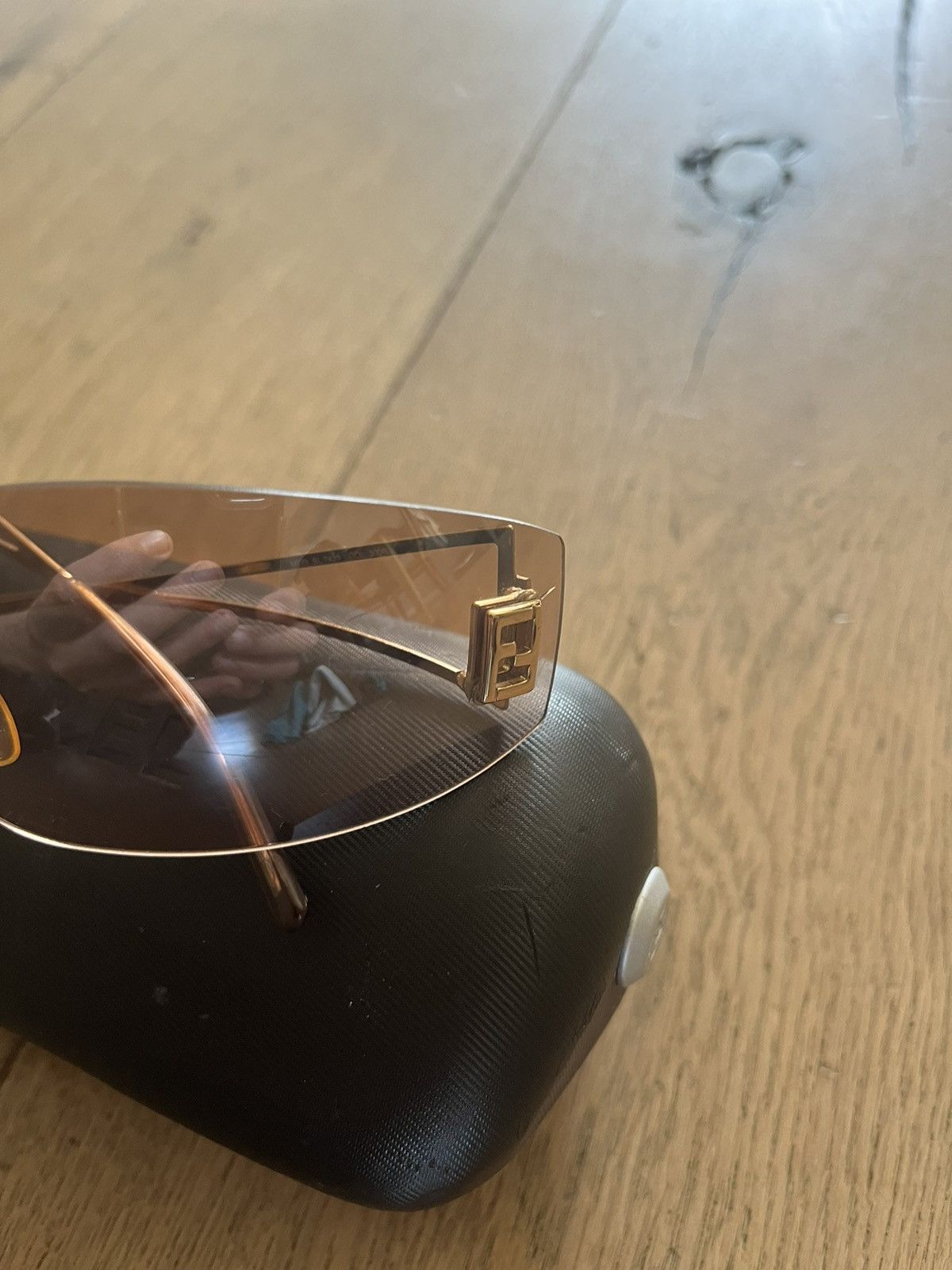 Fendi Logo Mask Tinted Sunglasses