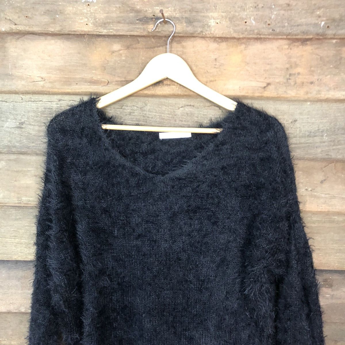 Homespun Knitwear × Japanese Brand Archives Shag Shaggy Fur fleece Mohair Knitwear #7027 Size M / US 6-8 / IT 42-44 - 2 Thumbnail