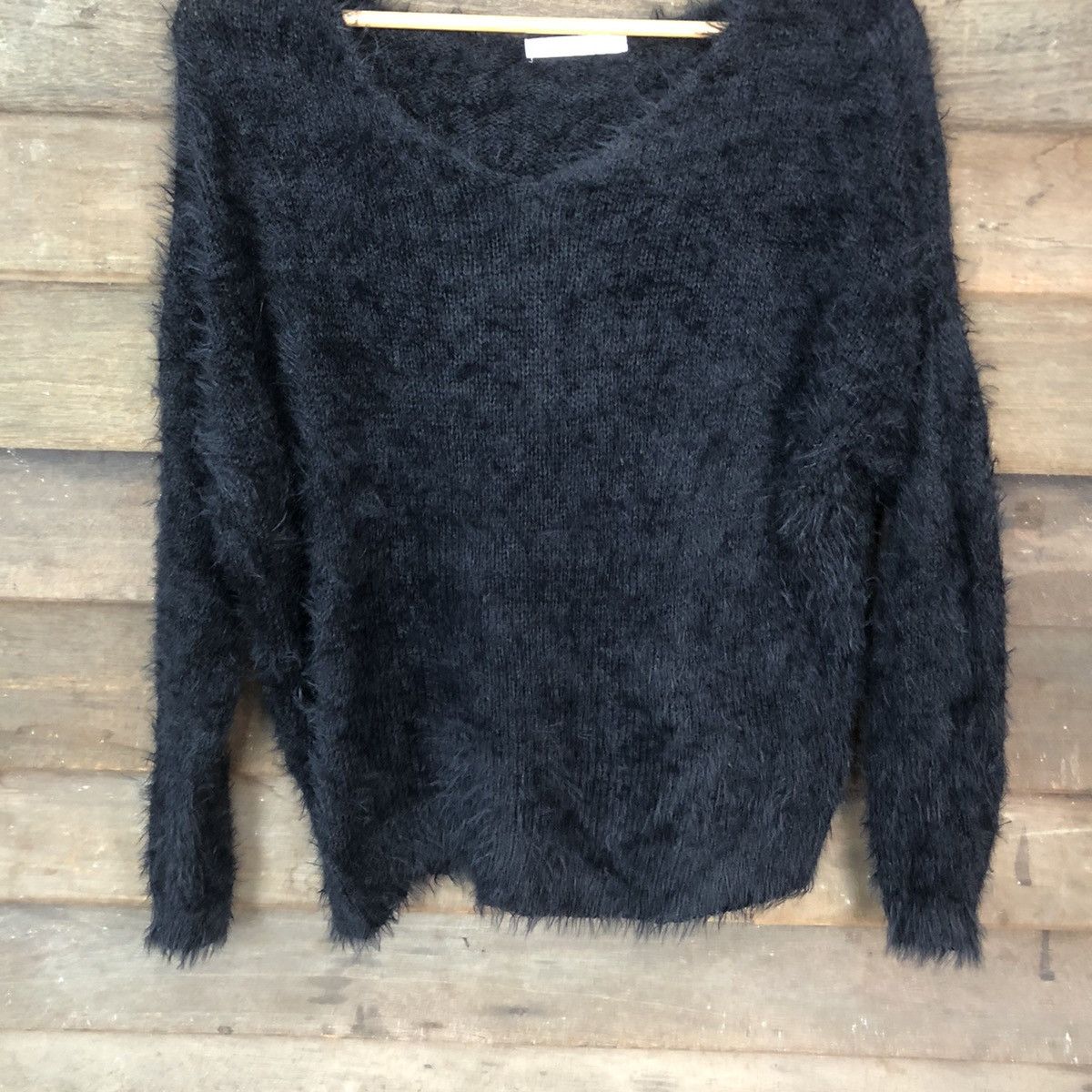 Homespun Knitwear × Japanese Brand Archives Shag Shaggy Fur fleece Mohair Knitwear #7027 Size M / US 6-8 / IT 42-44 - 3 Thumbnail
