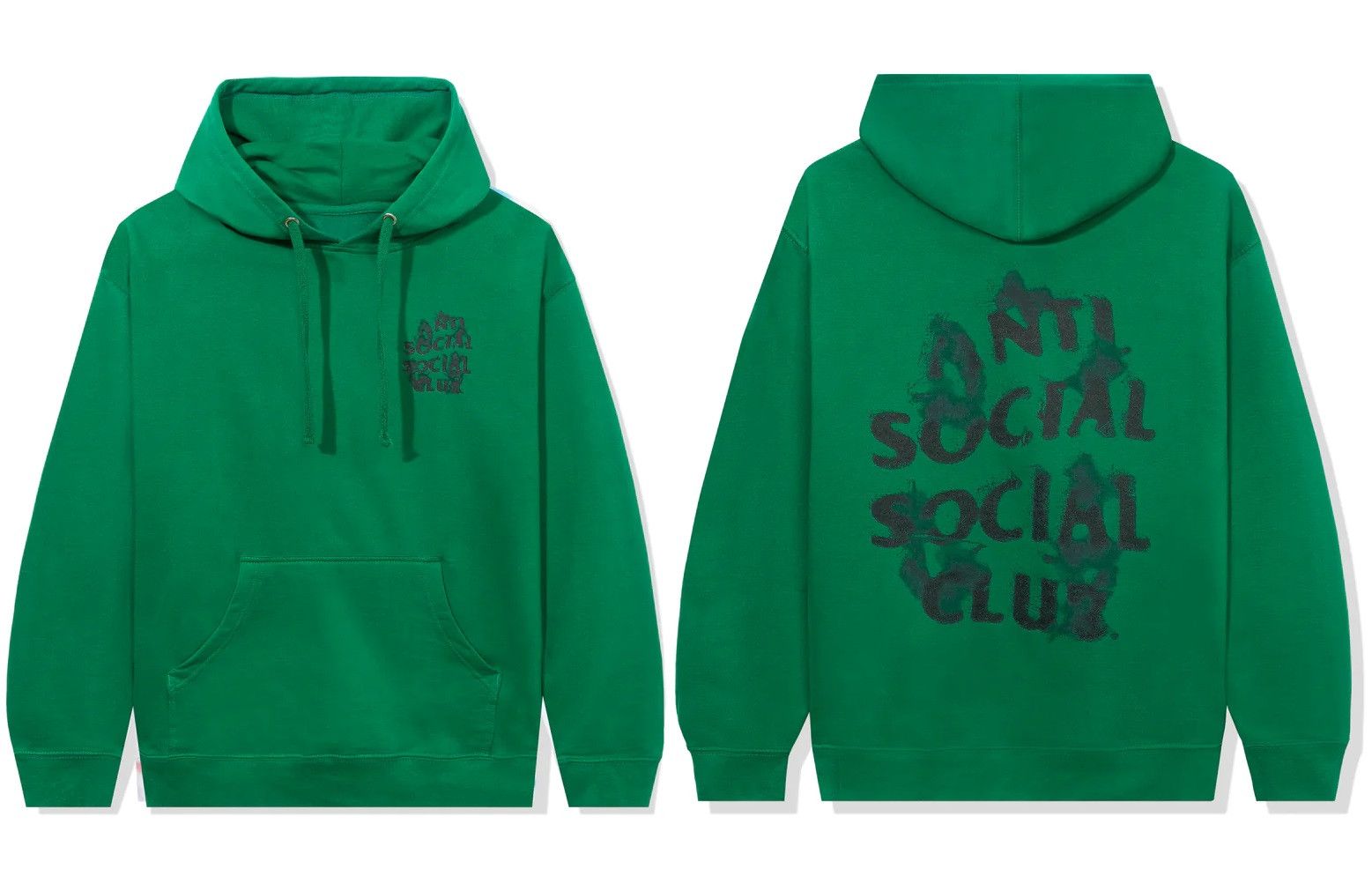 Green anti social social club hoodie online