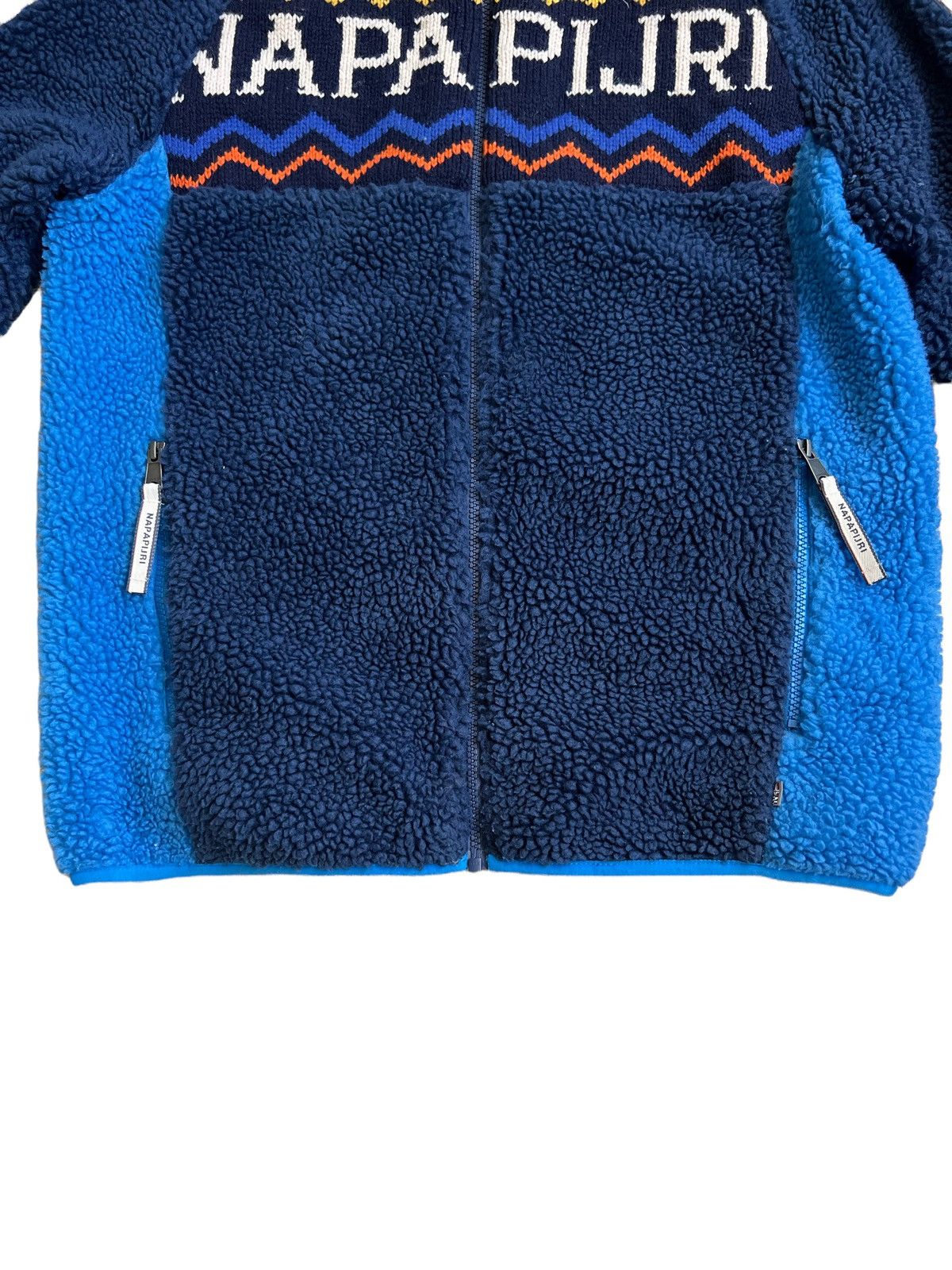 Napapijri 🔥Napapijri Thia Fleece Jacket/Napapijri Logo Sherpa Jacket Size US L / EU 52-54 / 3 - 3 Thumbnail