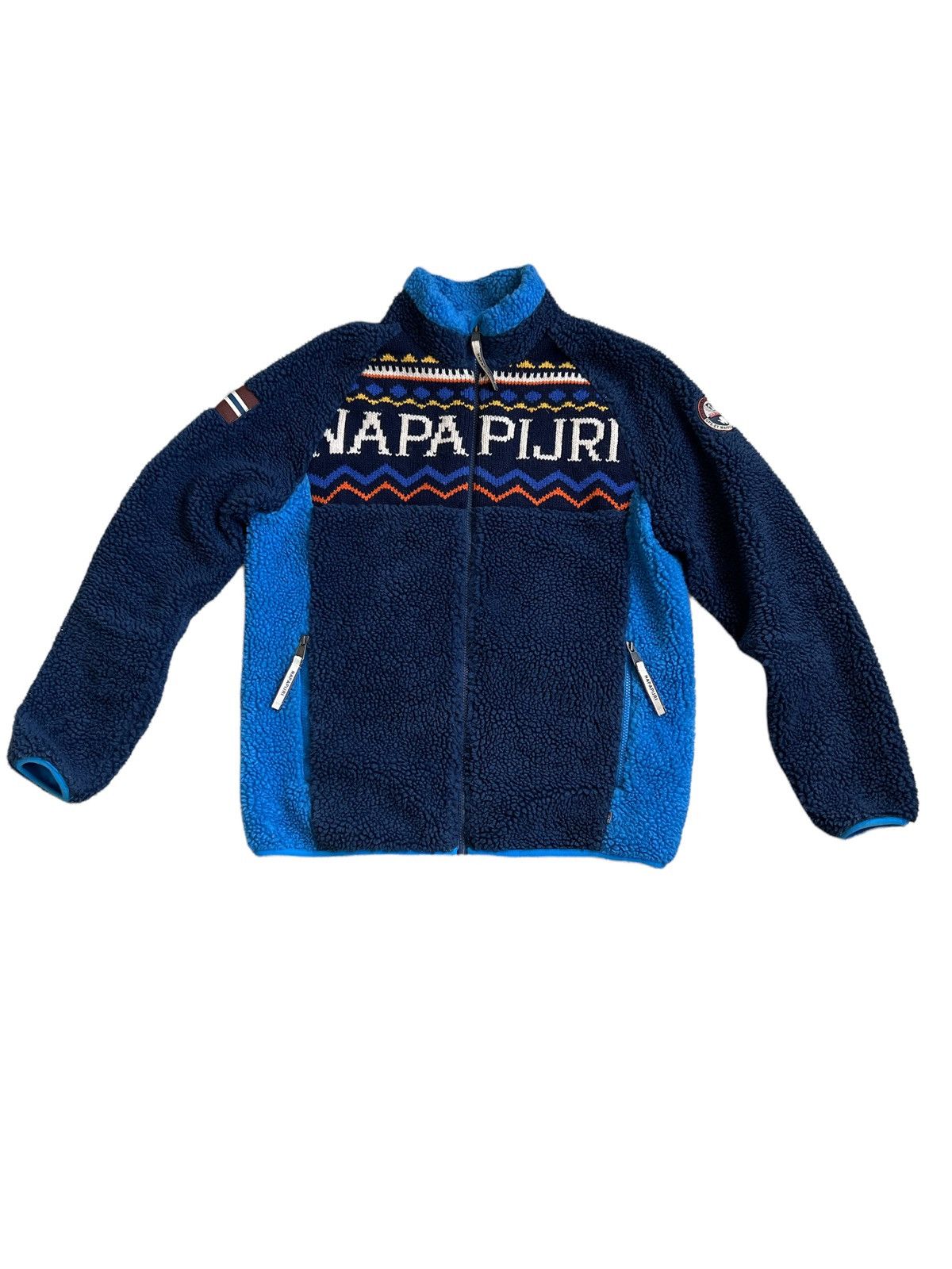 Napapijri 🔥Napapijri Thia Fleece Jacket/Napapijri Logo Sherpa Jacket Size US L / EU 52-54 / 3 - 2 Thumbnail