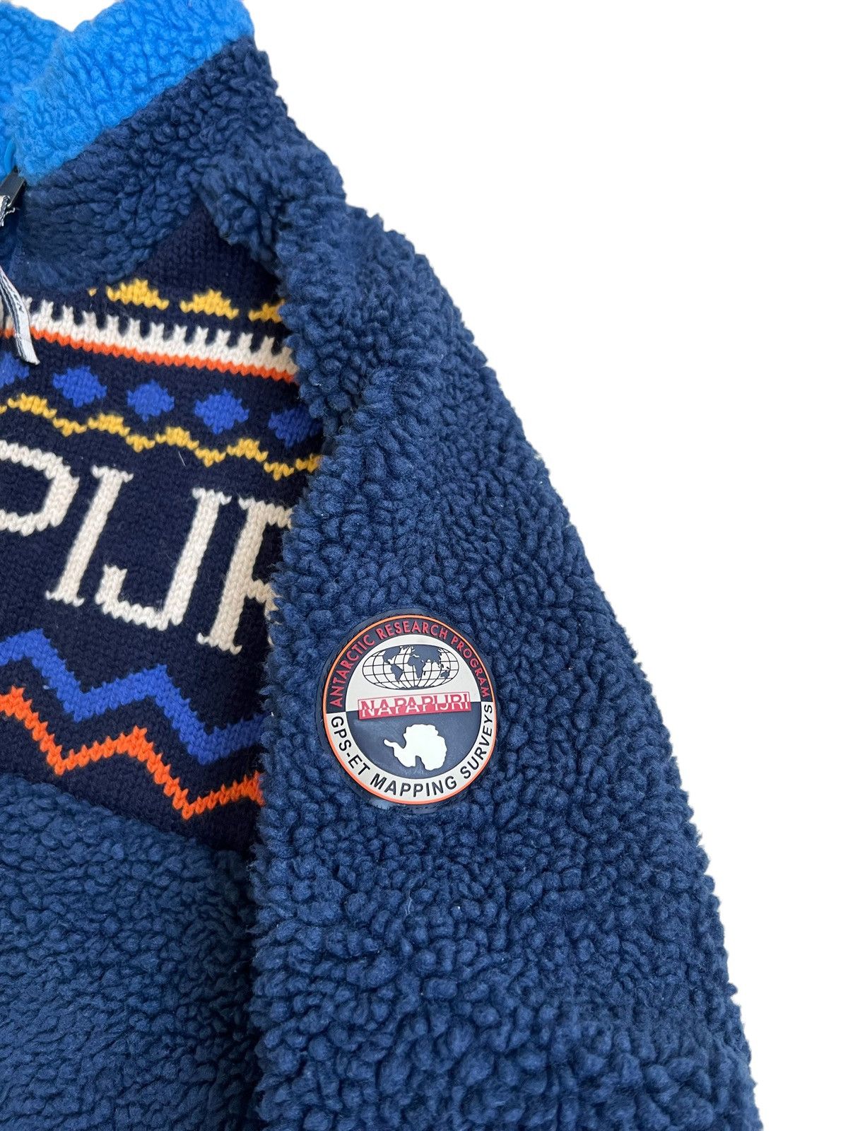 Napapijri 🔥Napapijri Thia Fleece Jacket/Napapijri Logo Sherpa Jacket Size US L / EU 52-54 / 3 - 6 Thumbnail