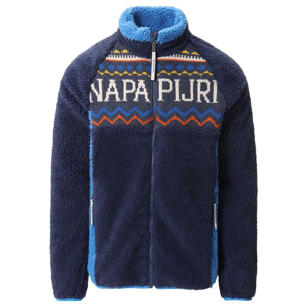 Napapijri 🔥Napapijri Thia Fleece Jacket/Napapijri Logo Sherpa Jacket Size US L / EU 52-54 / 3 - 23 Thumbnail