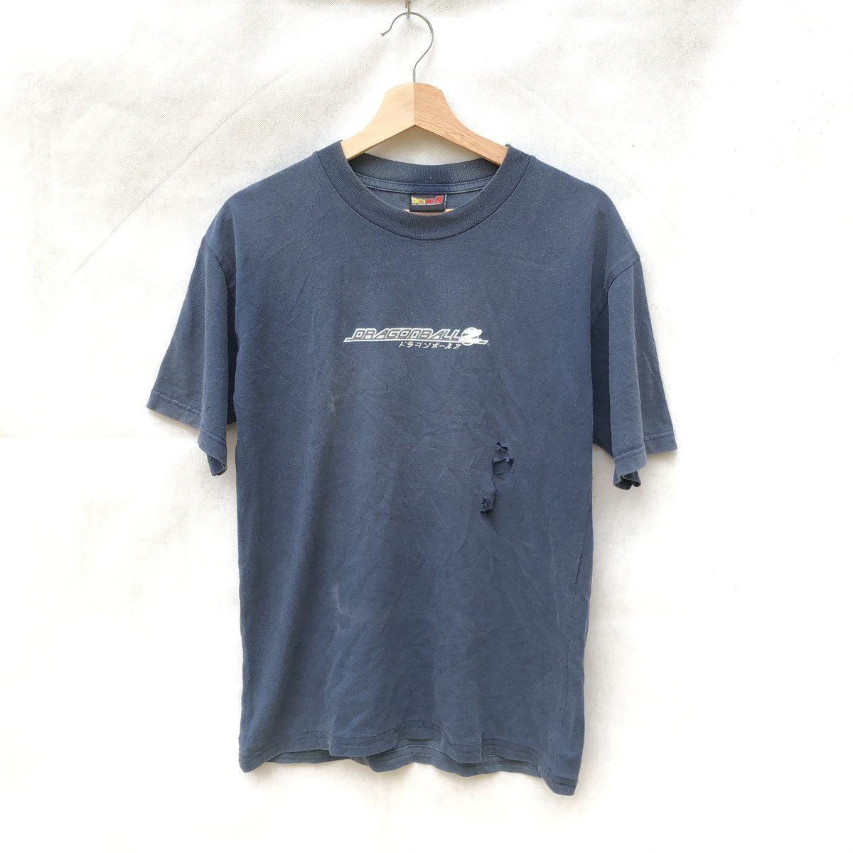 Anime Vintage DragonBall Z Goku Anime Distressed Fading Tshirt Size US M / EU 48-50 / 2 - 2 Thumbnail